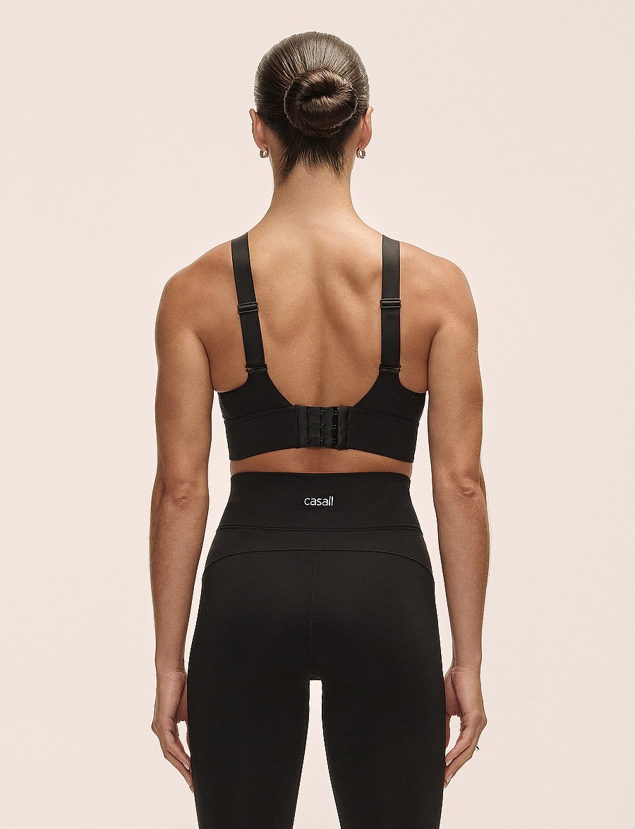 Casall - Iconic Adjustable Sports Bra - high - black - 4