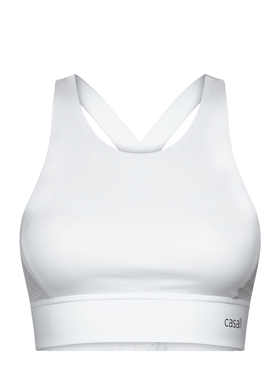 Casall - Iconic Adjustable Sports Bra - starker halt - white - 1