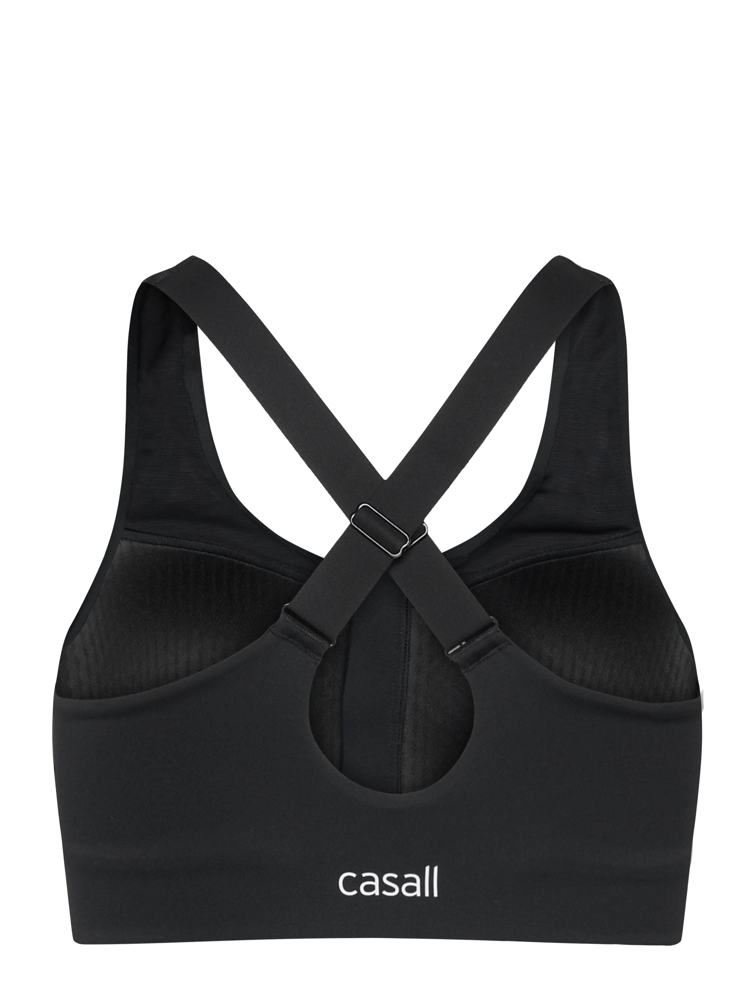 Casall - Impact Zip Sports Bra - starker halt - black - 2