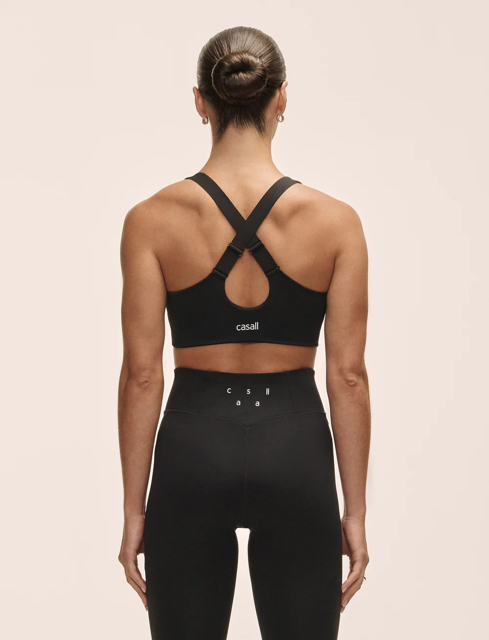 Casall - Impact Zip Sports Bra - high - black - 3