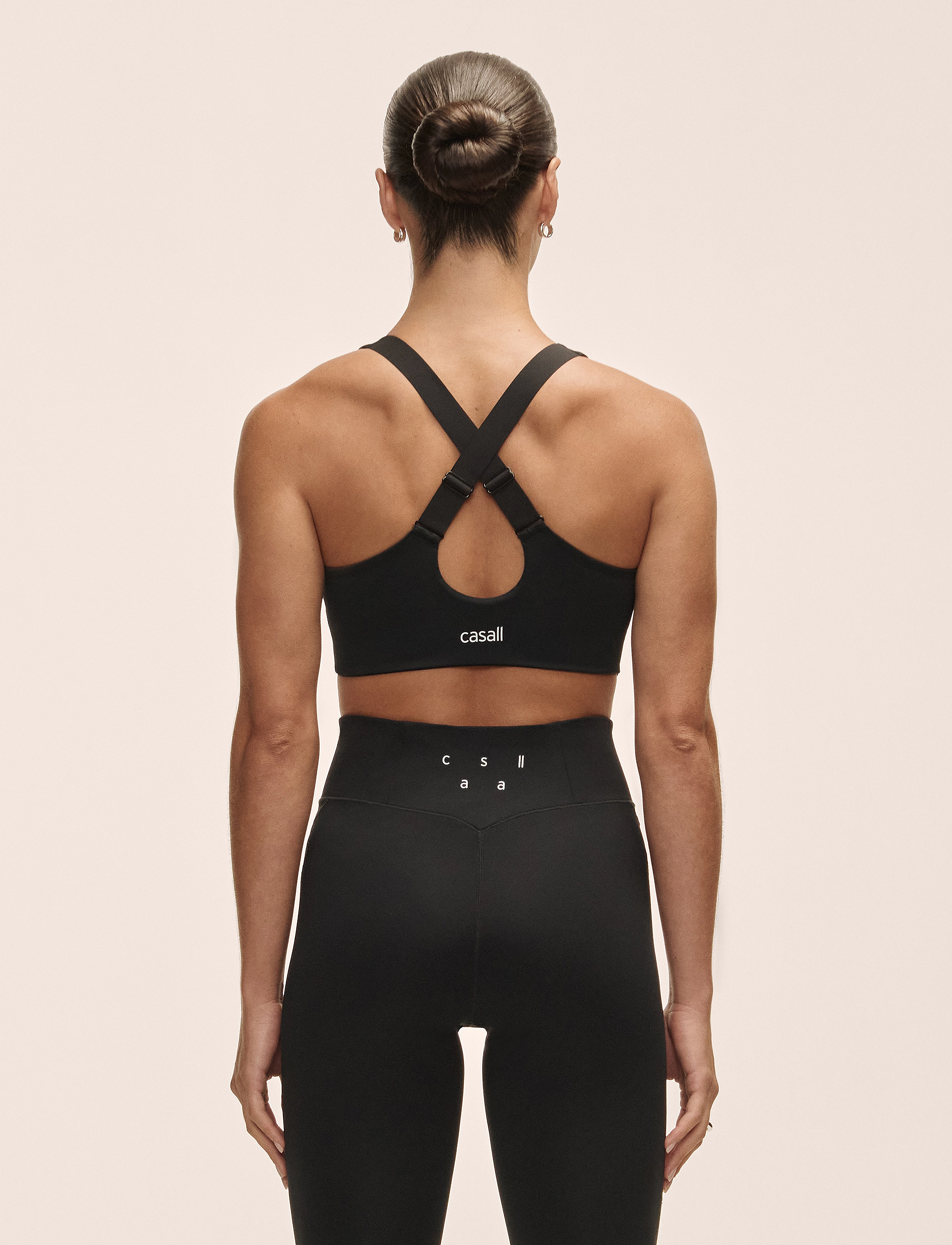 Casall - Impact Zip Sports Bra - starker halt - black - 3