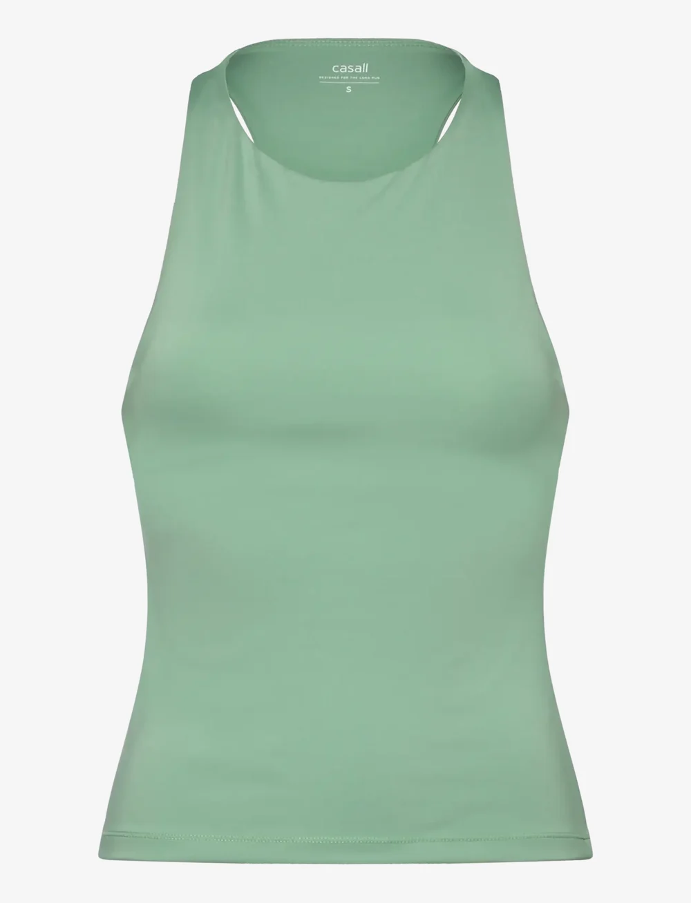 Casall - Soft Touch Bra Tank - tanktops - statue green - 1