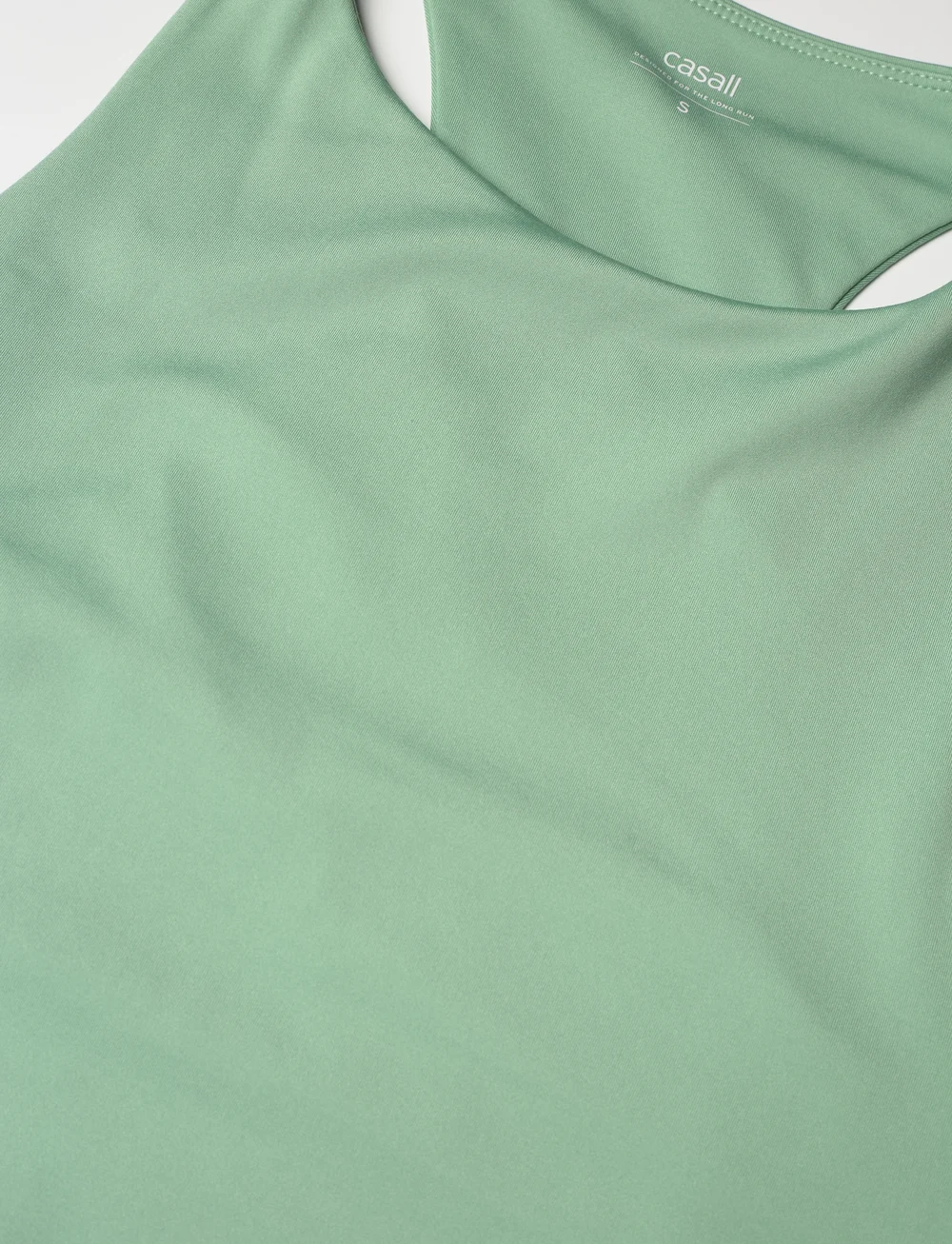 Casall - Soft Touch Bra Tank - tanktops - statue green - 4