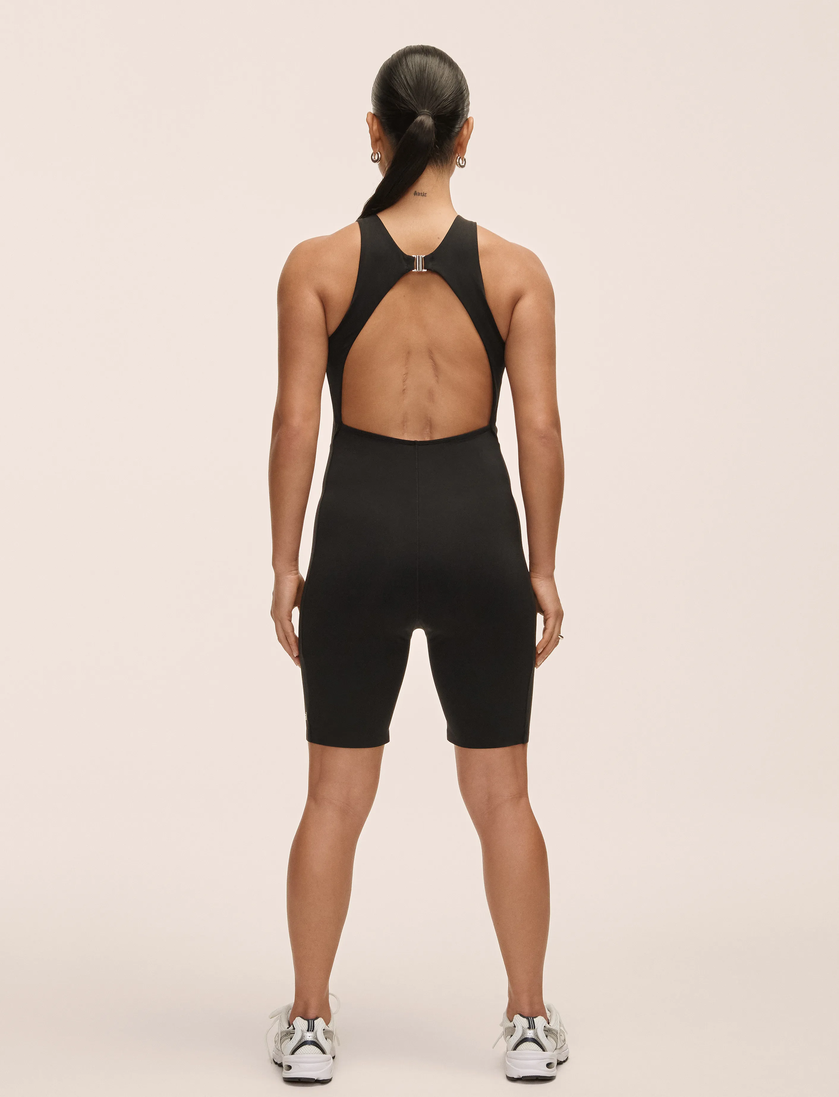 Aligned Open Back Bodysuit 2