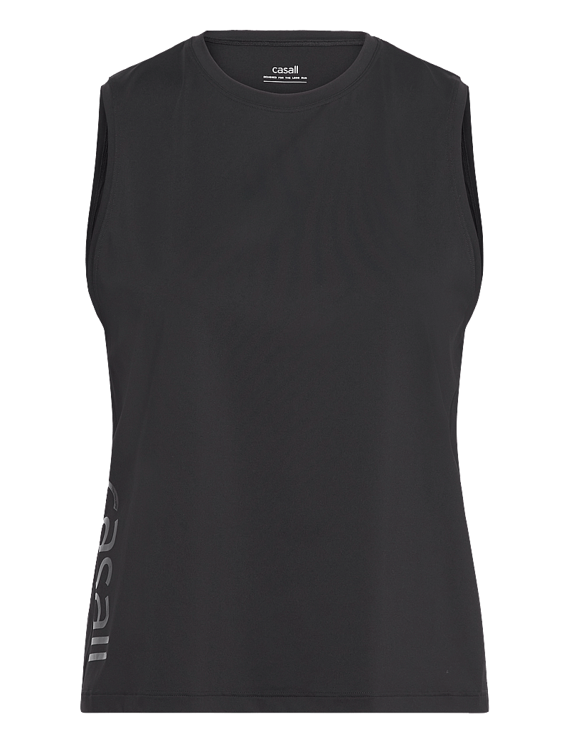 Casall - Graphic Tank - tank tops - black - 1