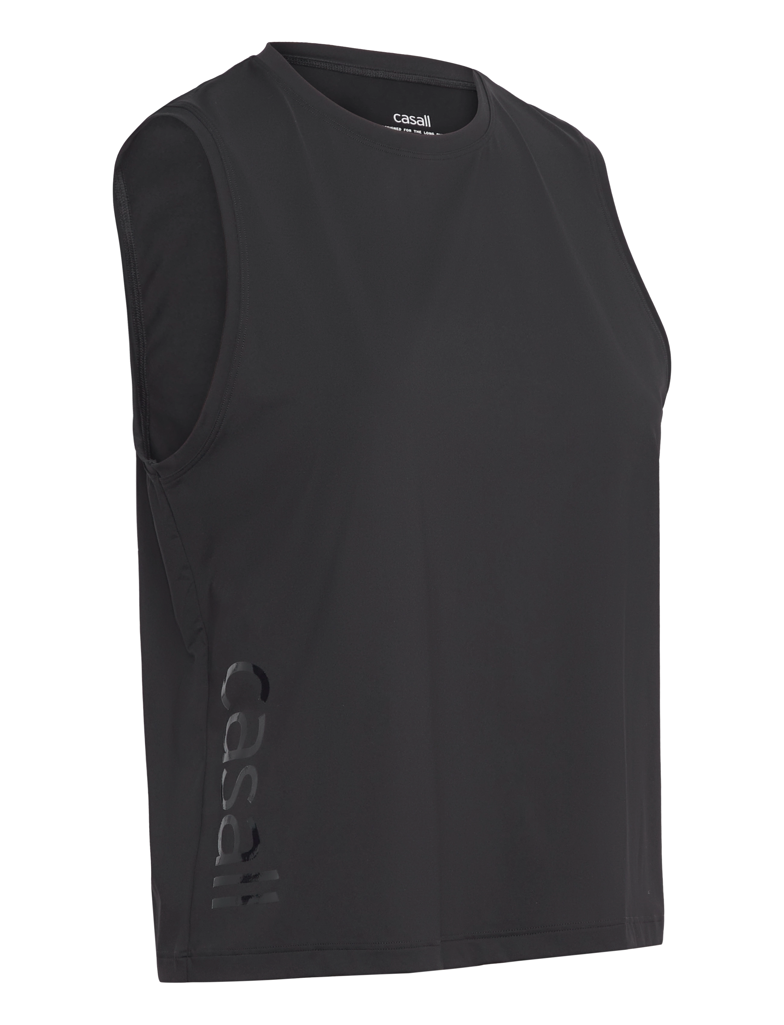 Casall - Graphic Tank - hlýrabolir - black - 3