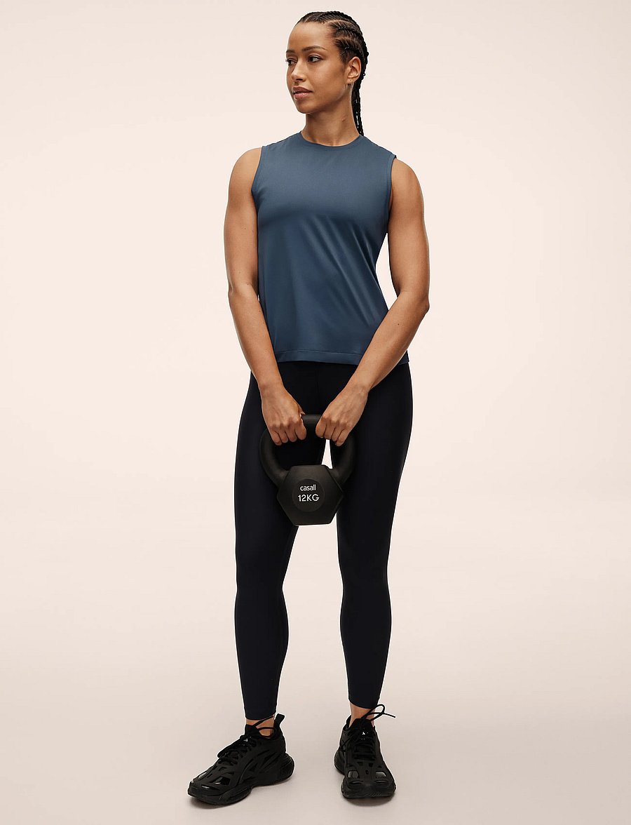 Casall - Graphic Tank - tank tops - blue shadow - 2