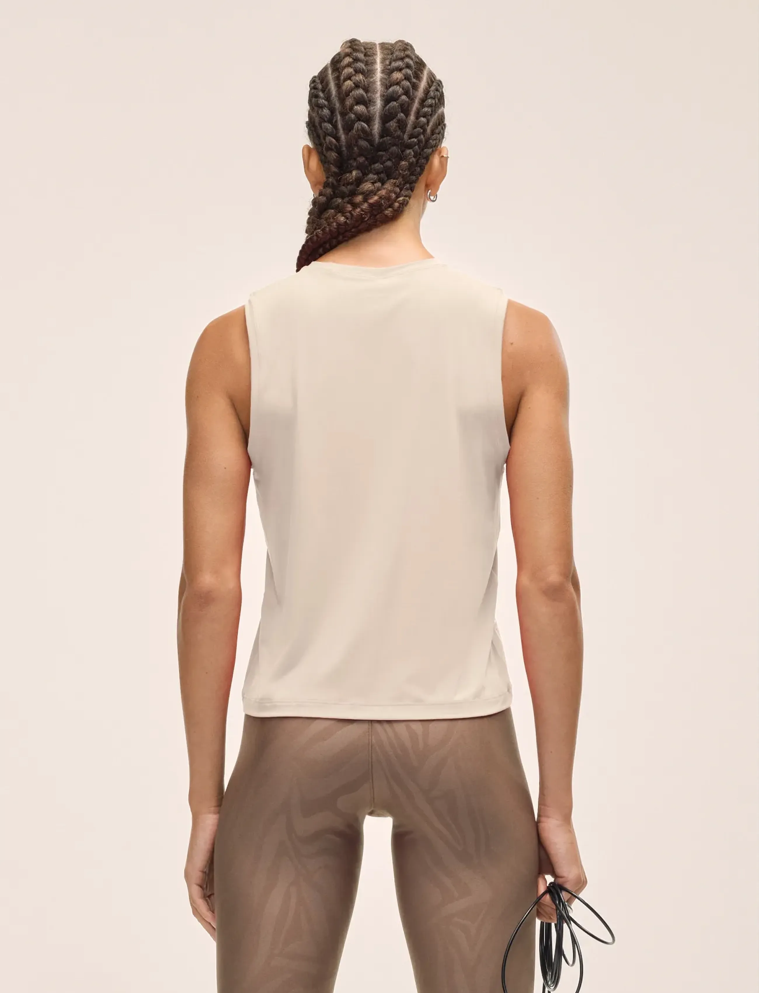 Casall - Graphic Tank - tank tops - ecru - 2