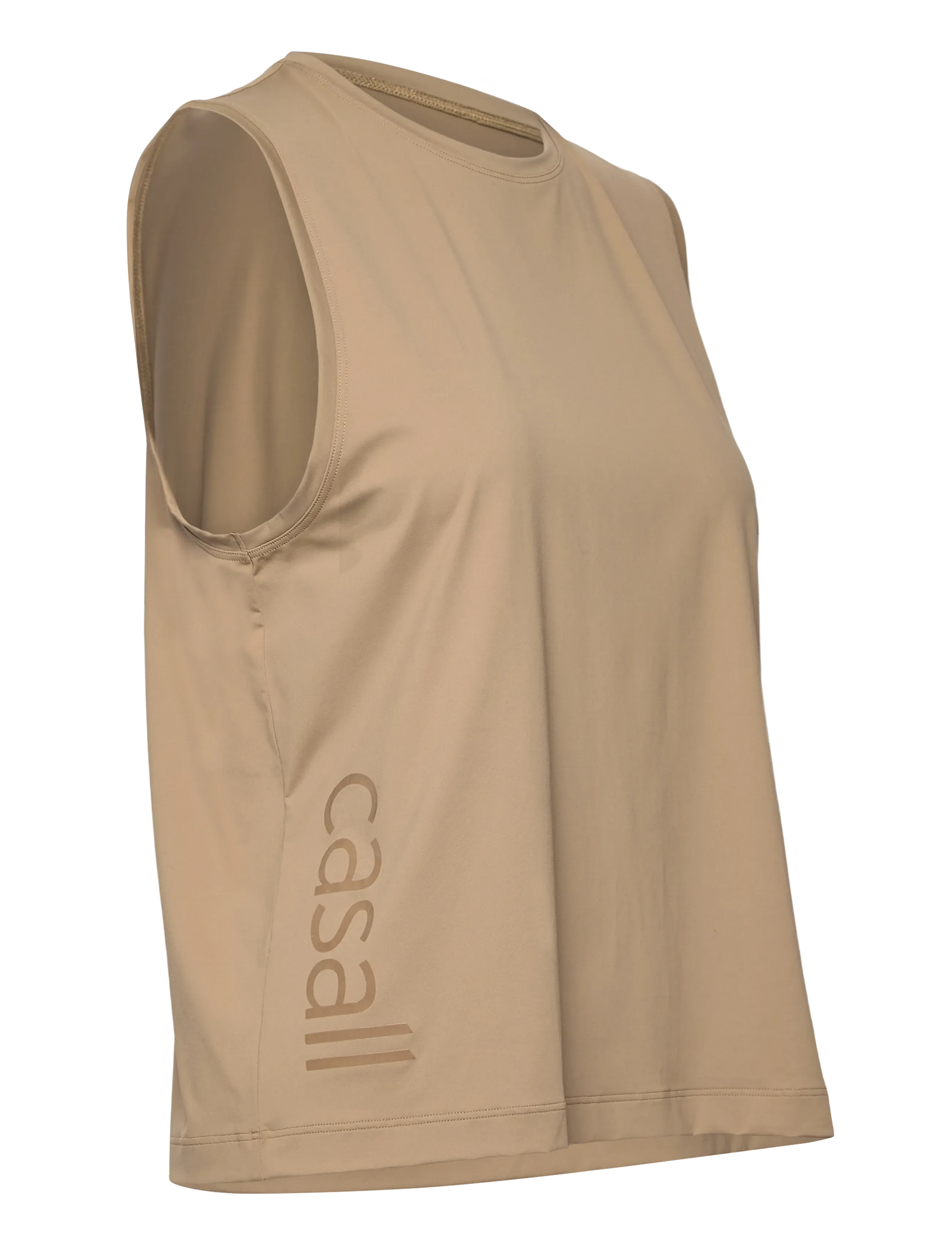 Casall - Graphic Tank - sports tops - light khaki - 3