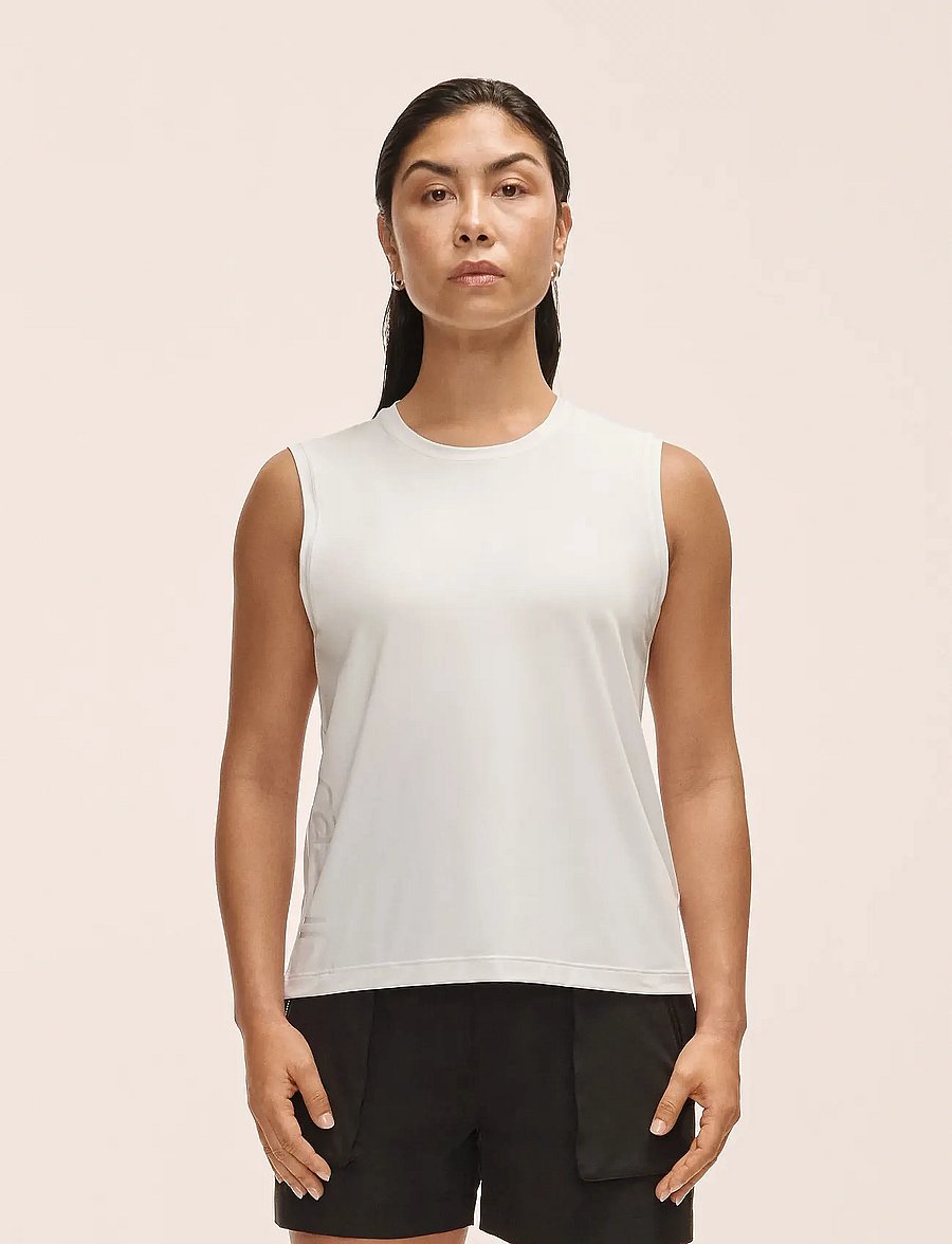 Casall - Graphic Tank - tank tops - white - 3