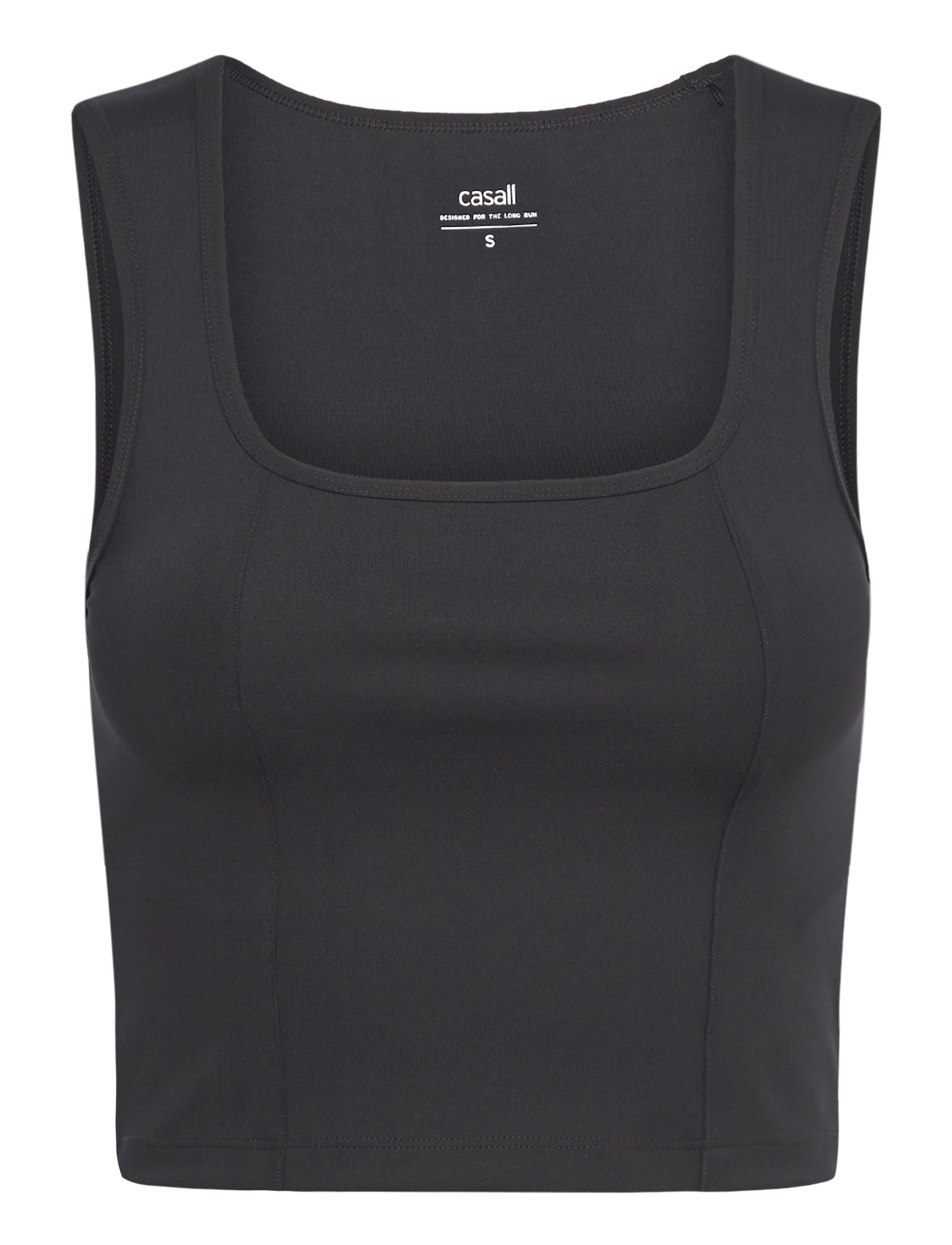 CASALL Edge Crop Oberteil Schwarz - M - Damen