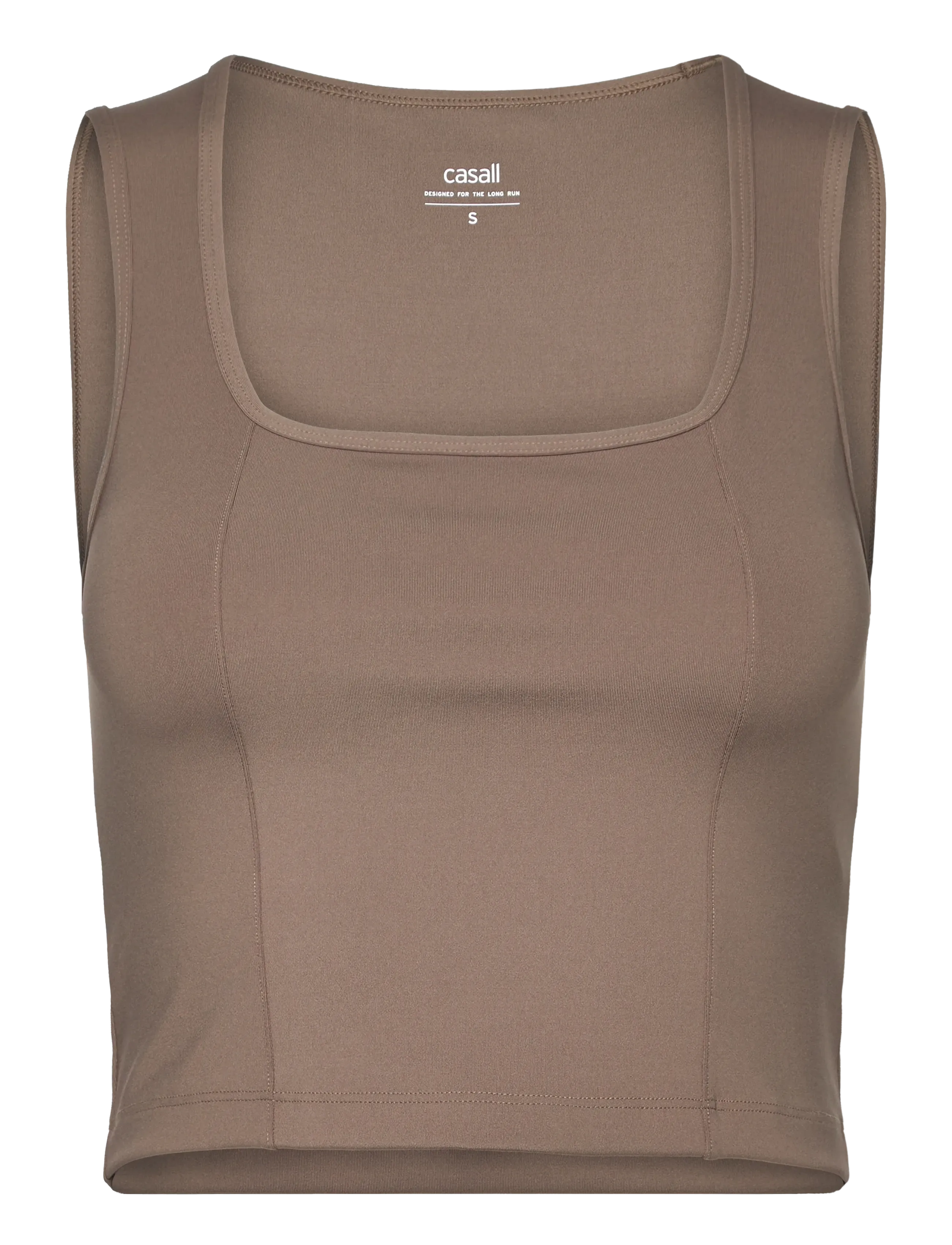 CASALL Edge Crop Oberteil Braun - S - Damen