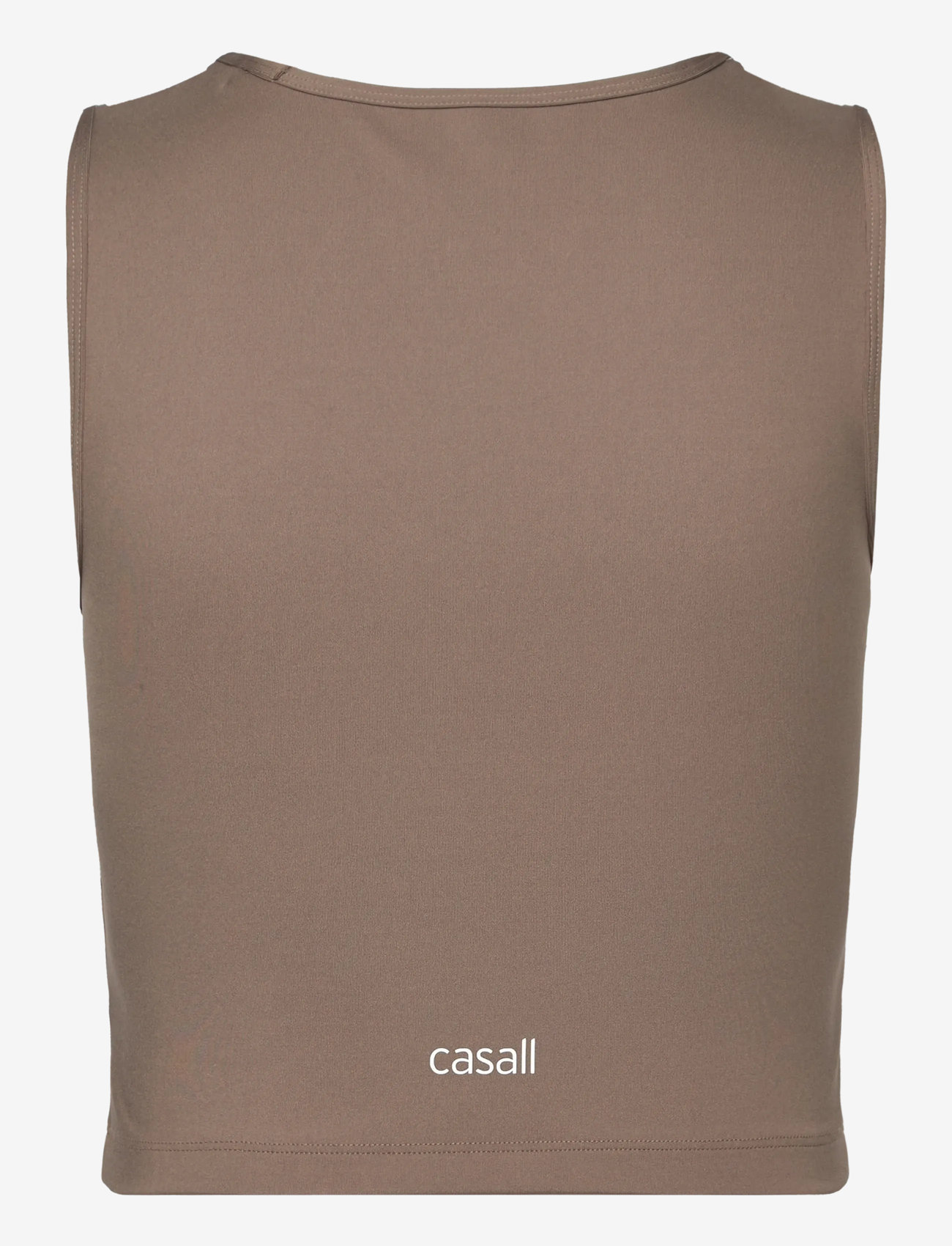 Casall - Edge Crop Top - crop tops - khaki - 2