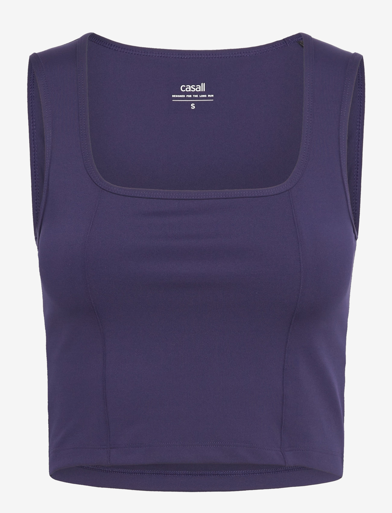 Casall - Edge Crop Top - crop-tops - purple eclipse - 1