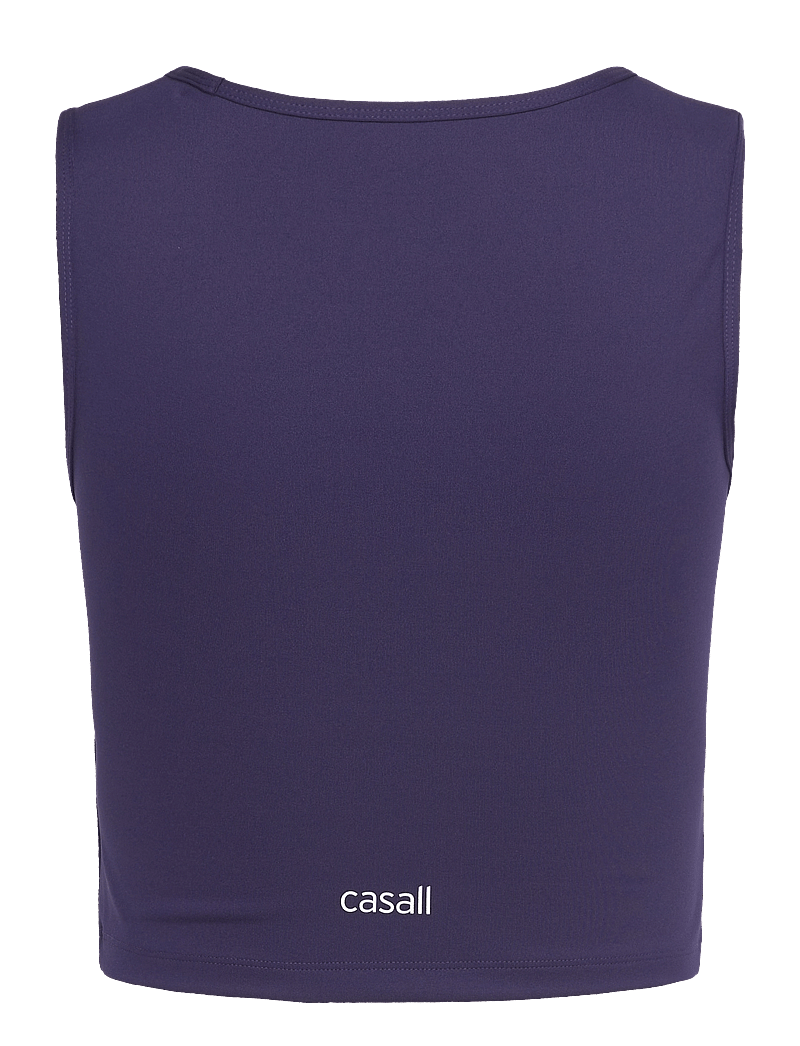 Casall - Edge Crop Top - crop-tops - purple eclipse - 2