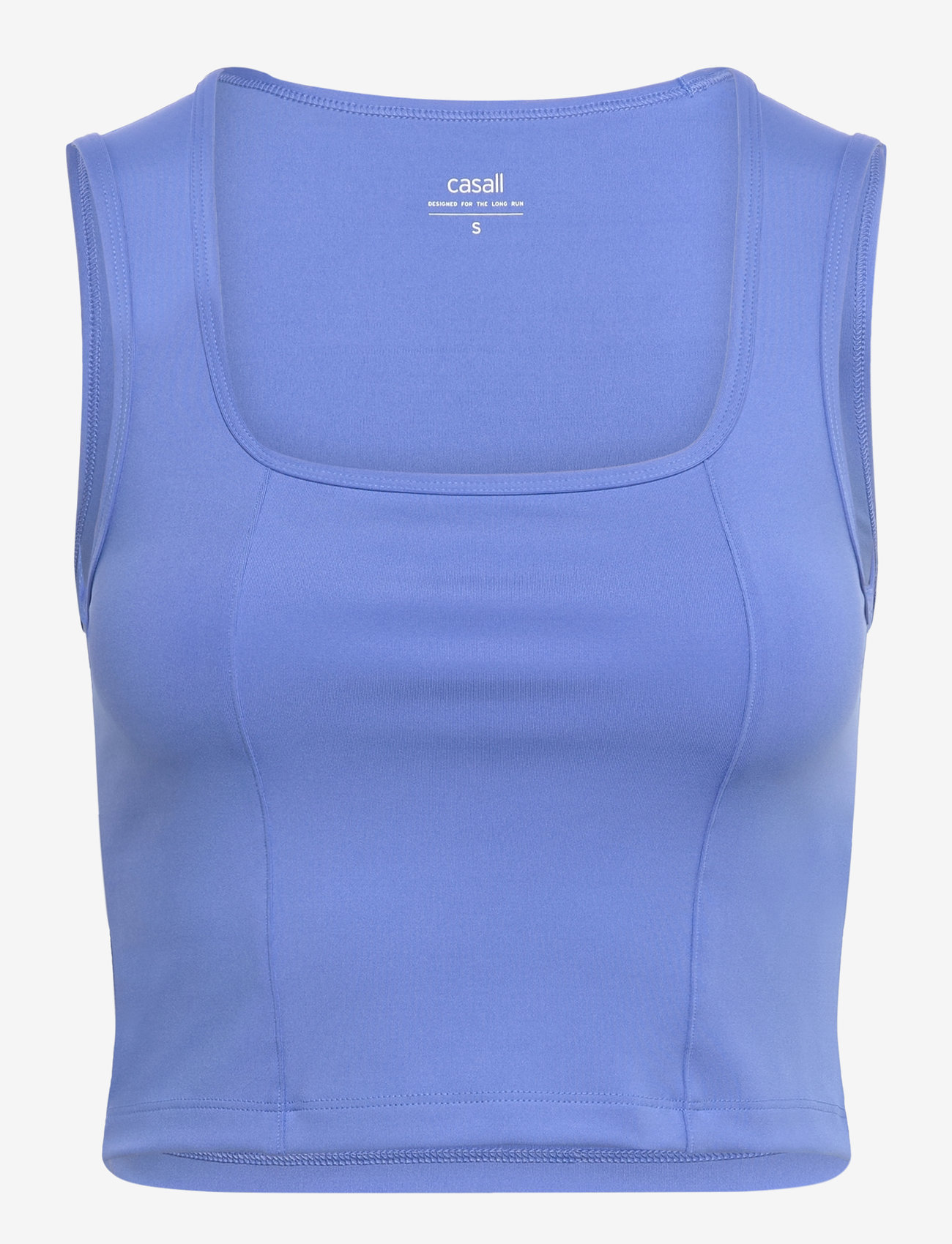 Casall - Edge Crop Top - crop tops - riviera blue - 1