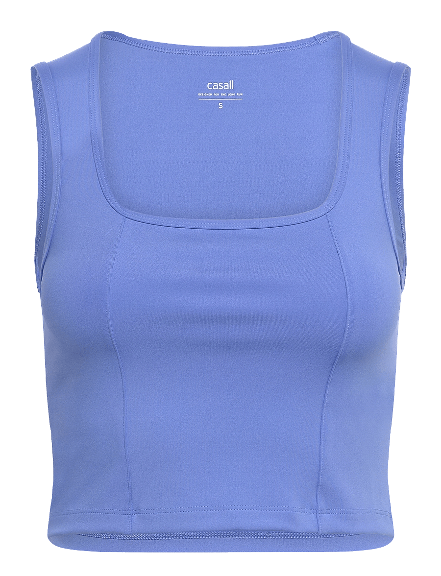 Casall - Edge Crop Top - rudens santaupos - riviera blue - 1