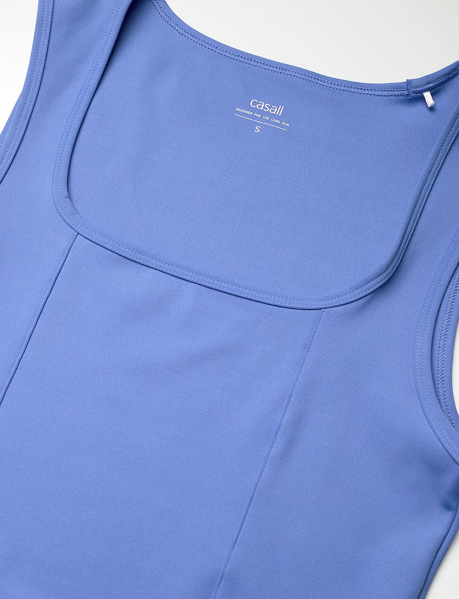 Casall - Edge Crop Top - rudens santaupos - riviera blue - 4