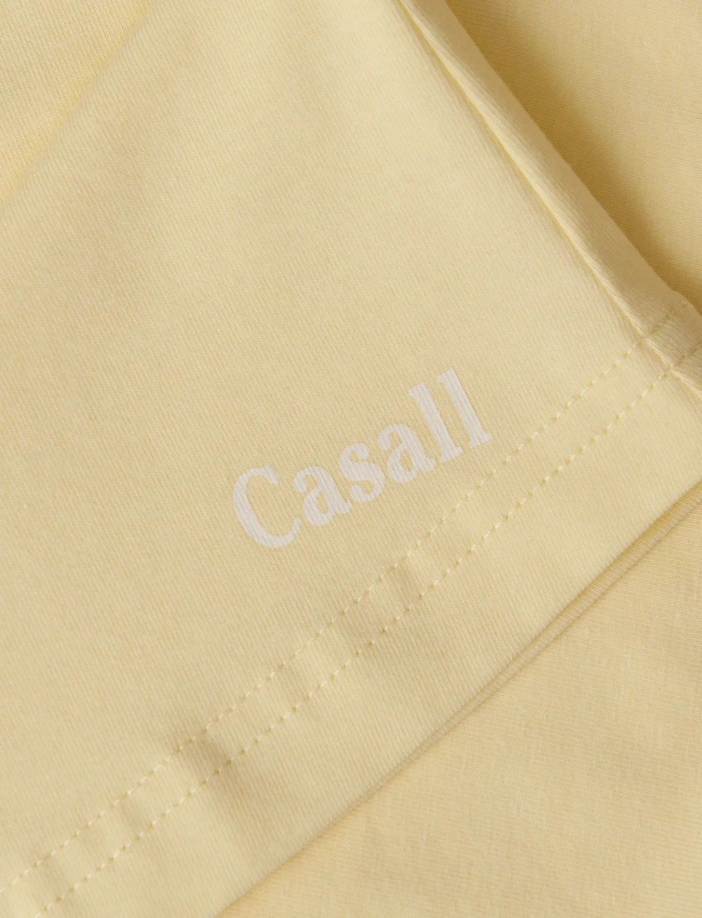 Casall - Cotton Blend Slim Tee - t-särgid - yellow steam - 5