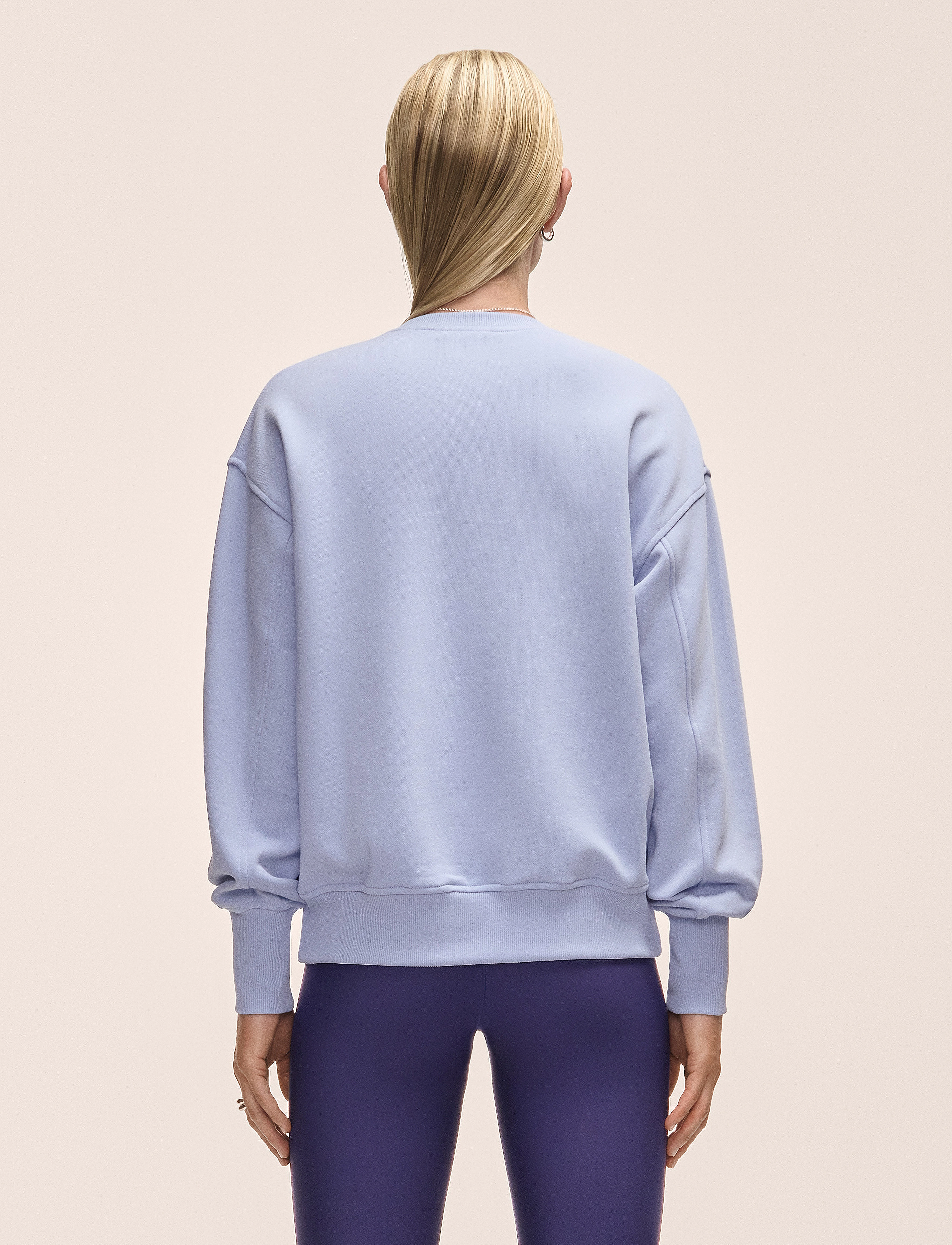 Casall - Terry Spring Graphic Crew - blueberry mist - 3