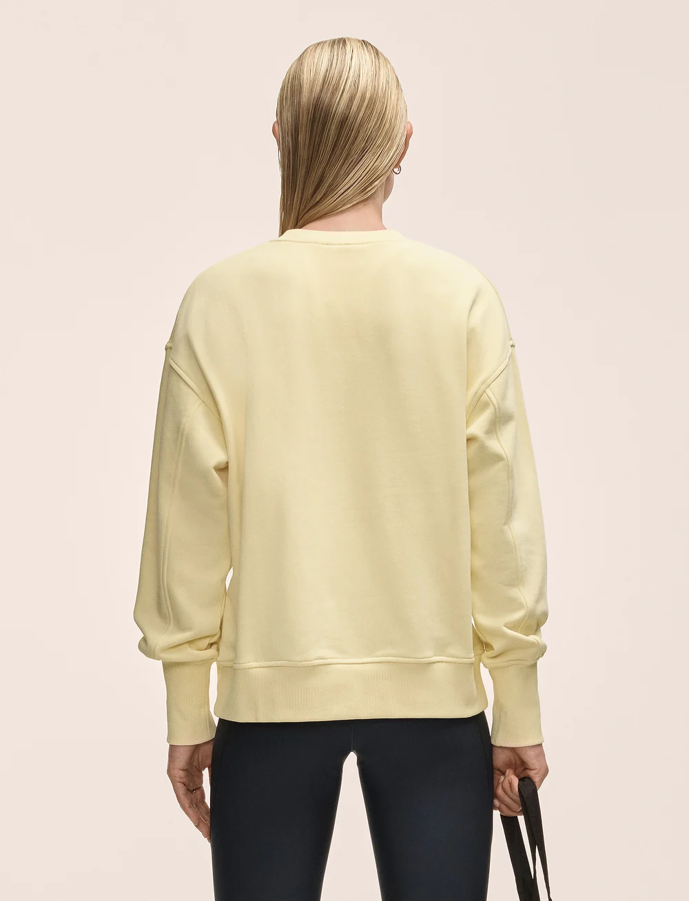 Casall - Terry Spring Graphic Crew - sweatshirts - yellow steam - 3