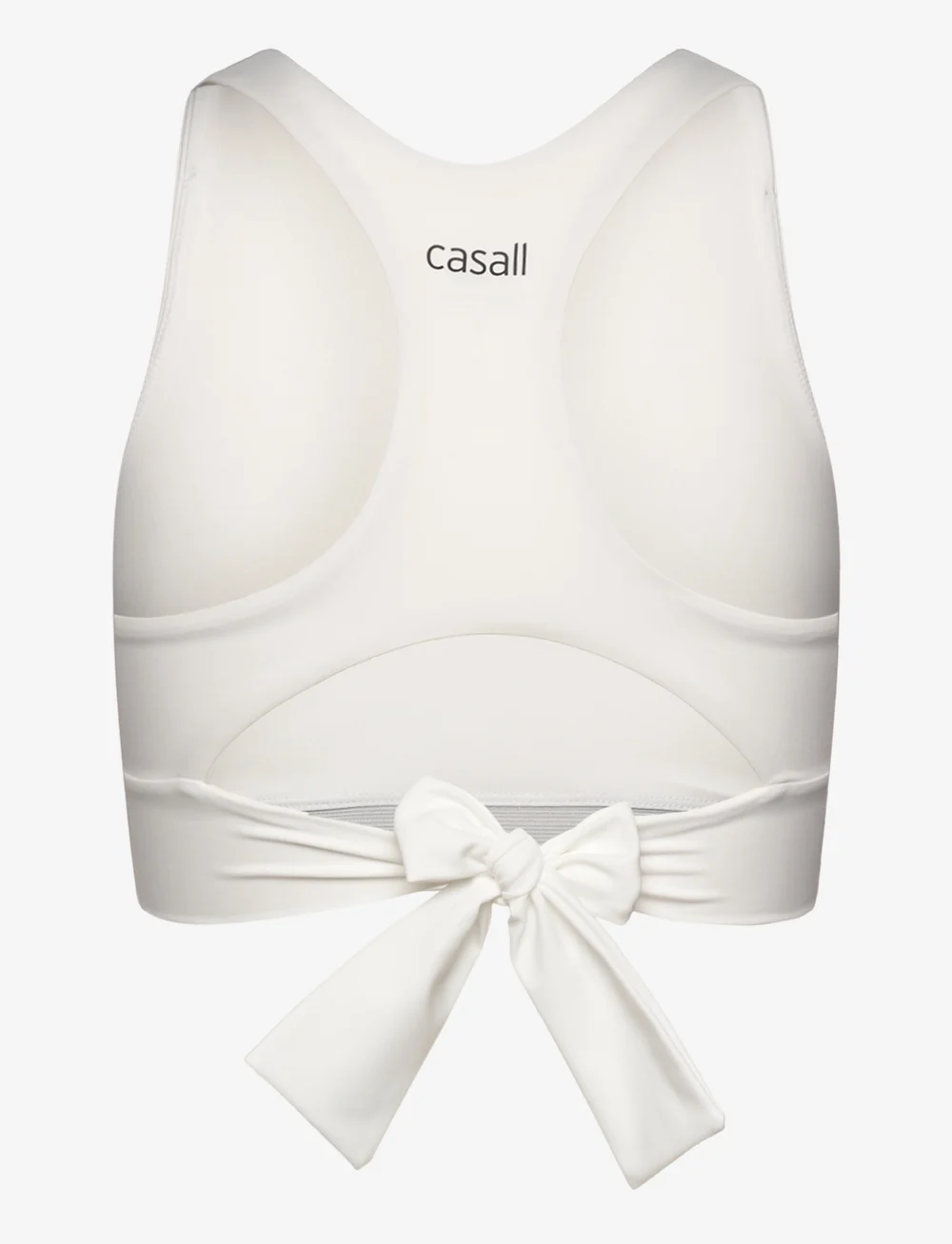 Casall - Tie Back Sports Top - tank tops - white - 2