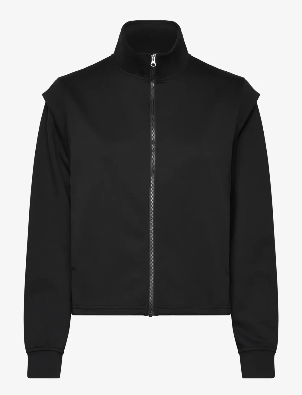 Casall - Aria Full Zip - sweatshirts - black - 1