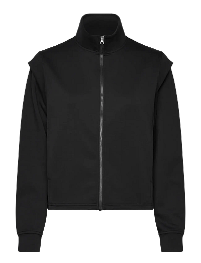 Casall Aria Full Zip - Alussärgid - BLACK / black