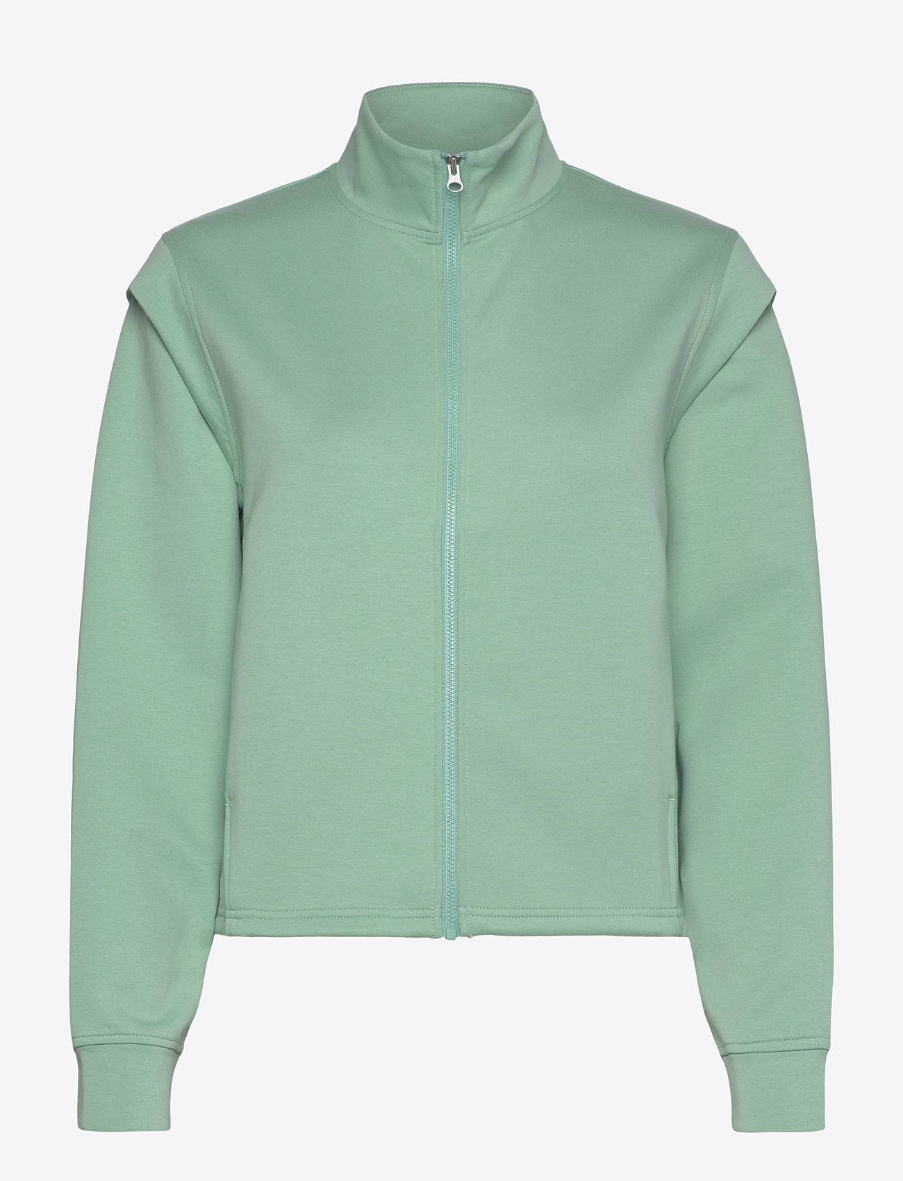 Casall - Aria Full Zip - sweatshirts - statue green - 1