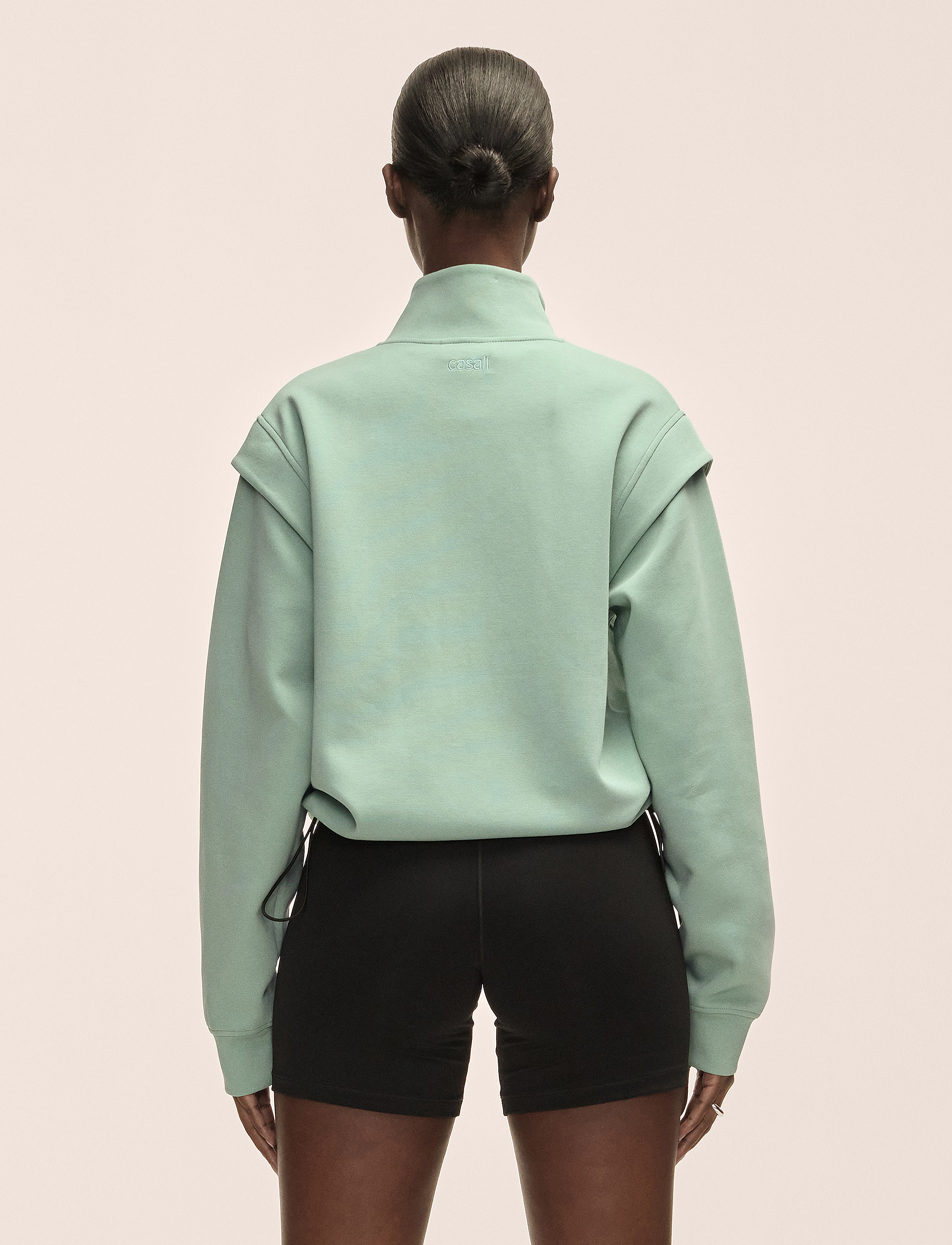 Casall - Aria Full Zip - sport - statue green - 3