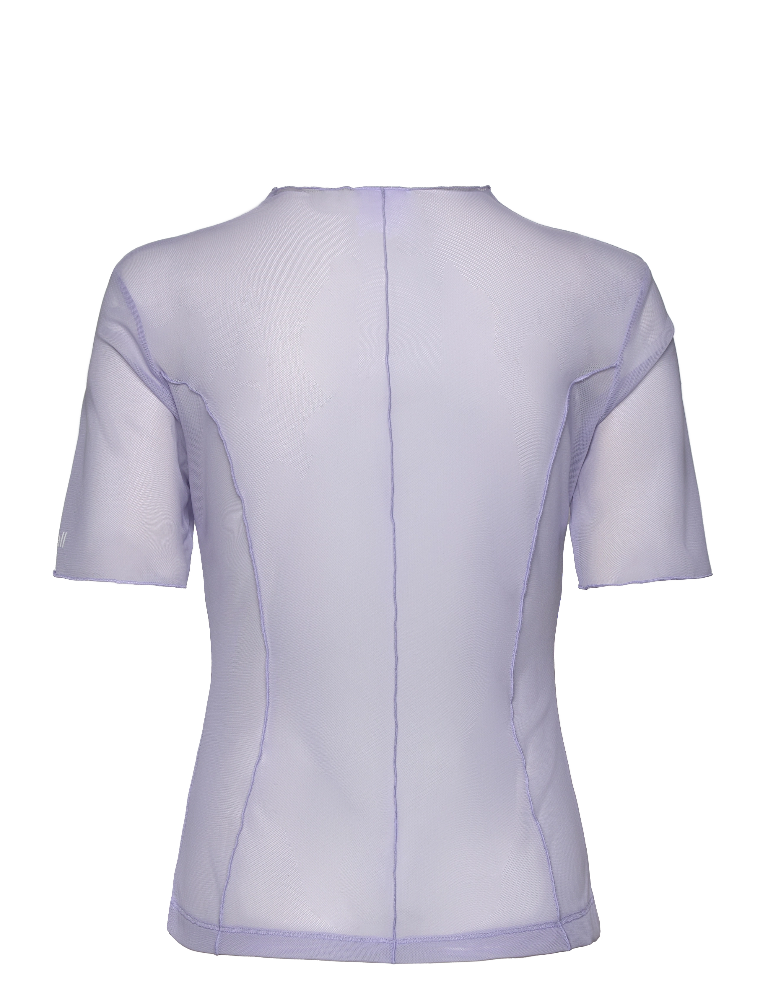 Casall - Seam Detail Mesh Tee - t-shirts - blueberry mist - 2
