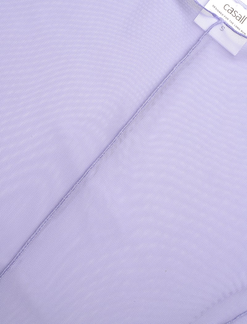 Casall - Seam Detail Mesh Tee - t-särgid - blueberry mist - 5
