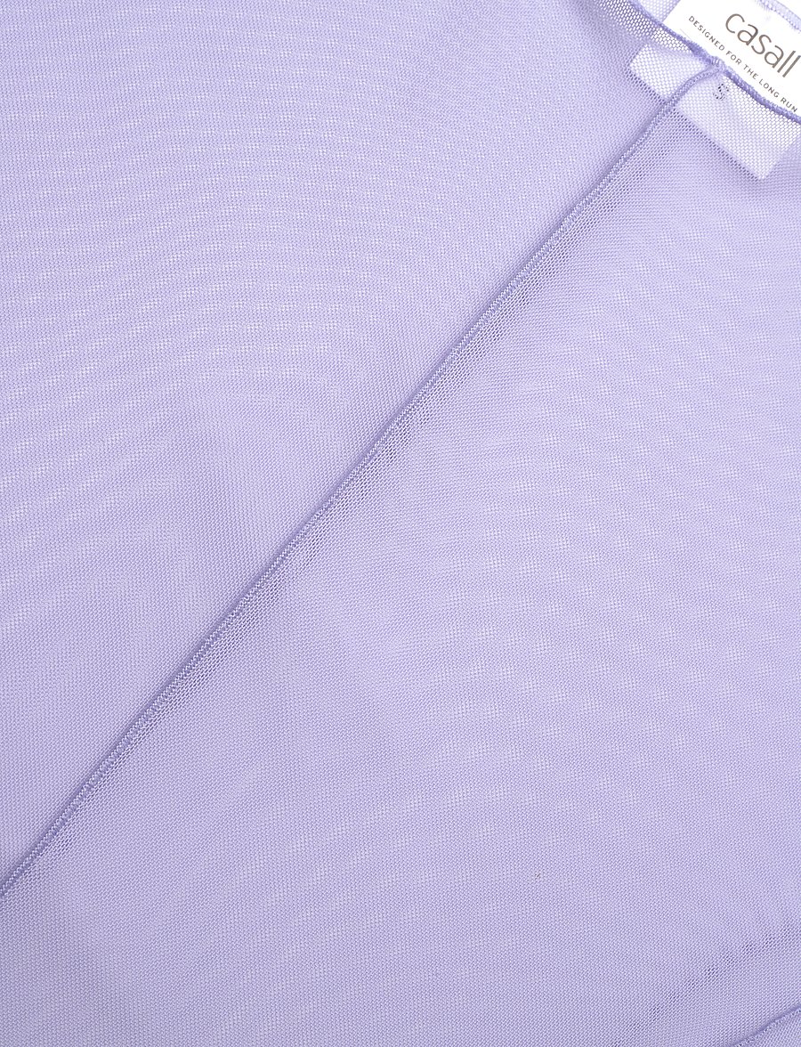 Casall - Seam Detail Mesh Tee - marškinėliai - blueberry mist - 5