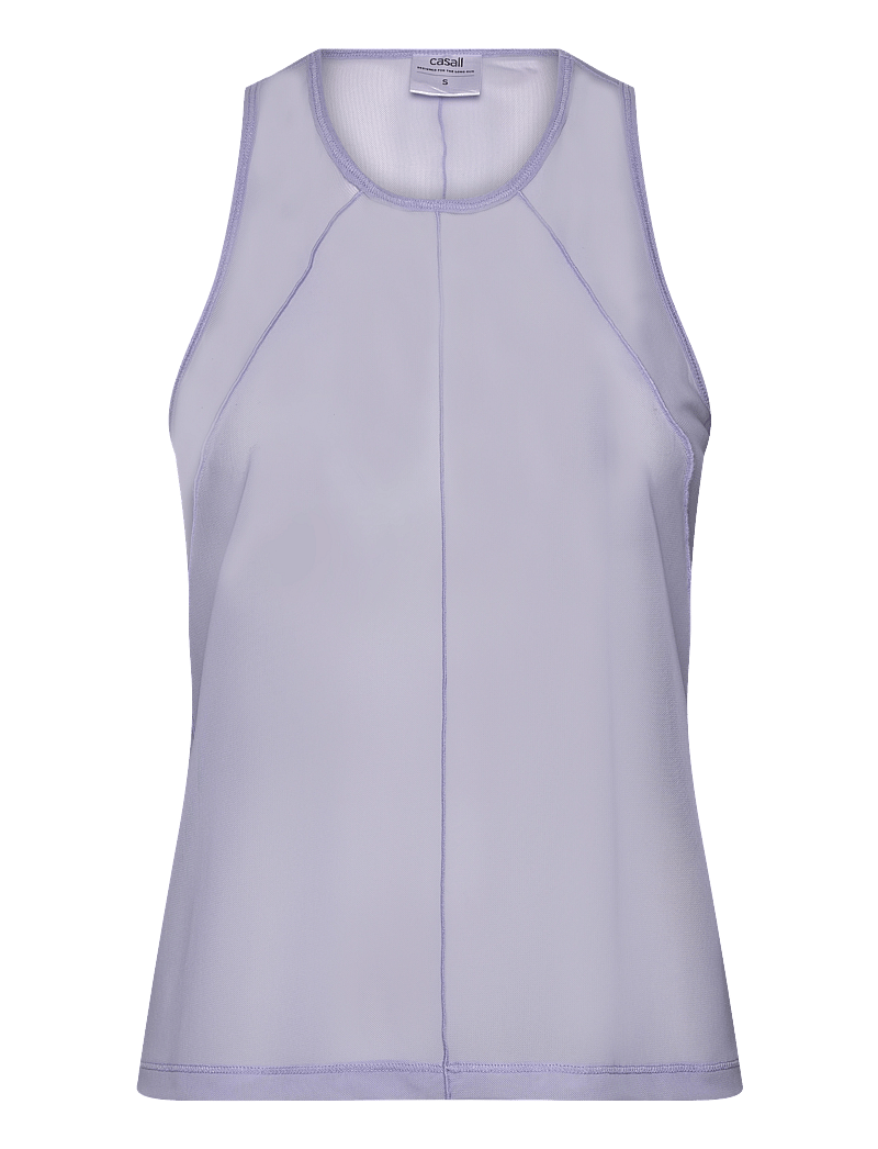 Casall - Seam Detail Mesh Tank - Õlapaeltega pluusid - blueberry mist - 1