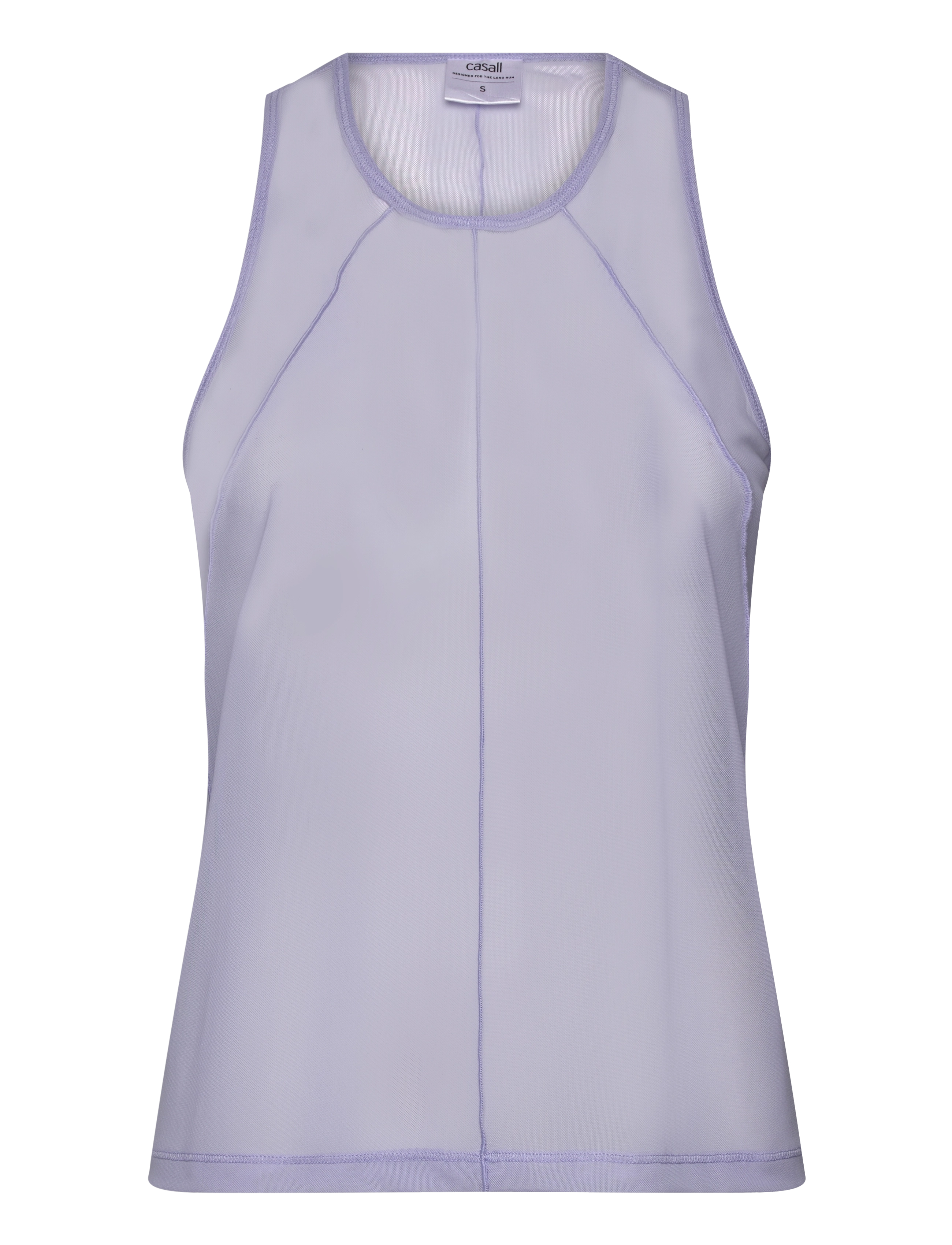 Casall Seam Detail Mesh Tank - Casall - BLUEBERRY MIST / purple