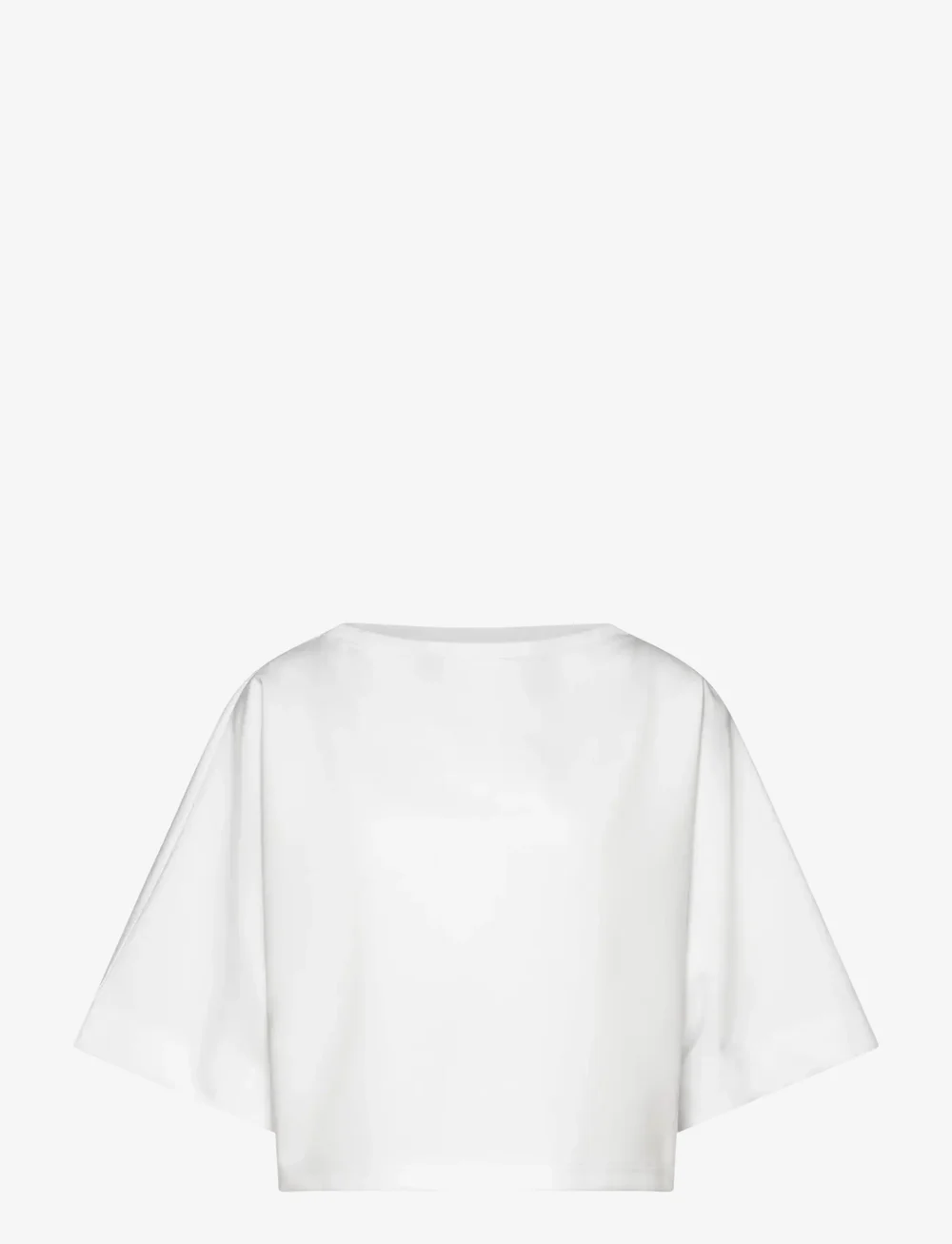 Casall - Aria Cropped Boatneck - crop-tops - white - 1