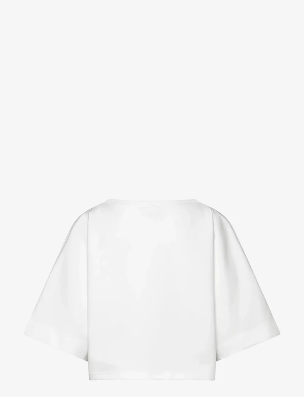 Casall - Aria Cropped Boatneck - crop-tops - white - 2