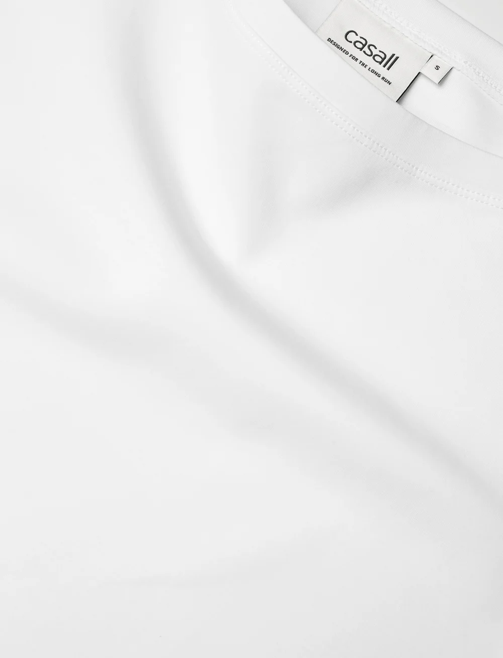 Casall - Aria Cropped Boatneck - crop-tops - white - 5