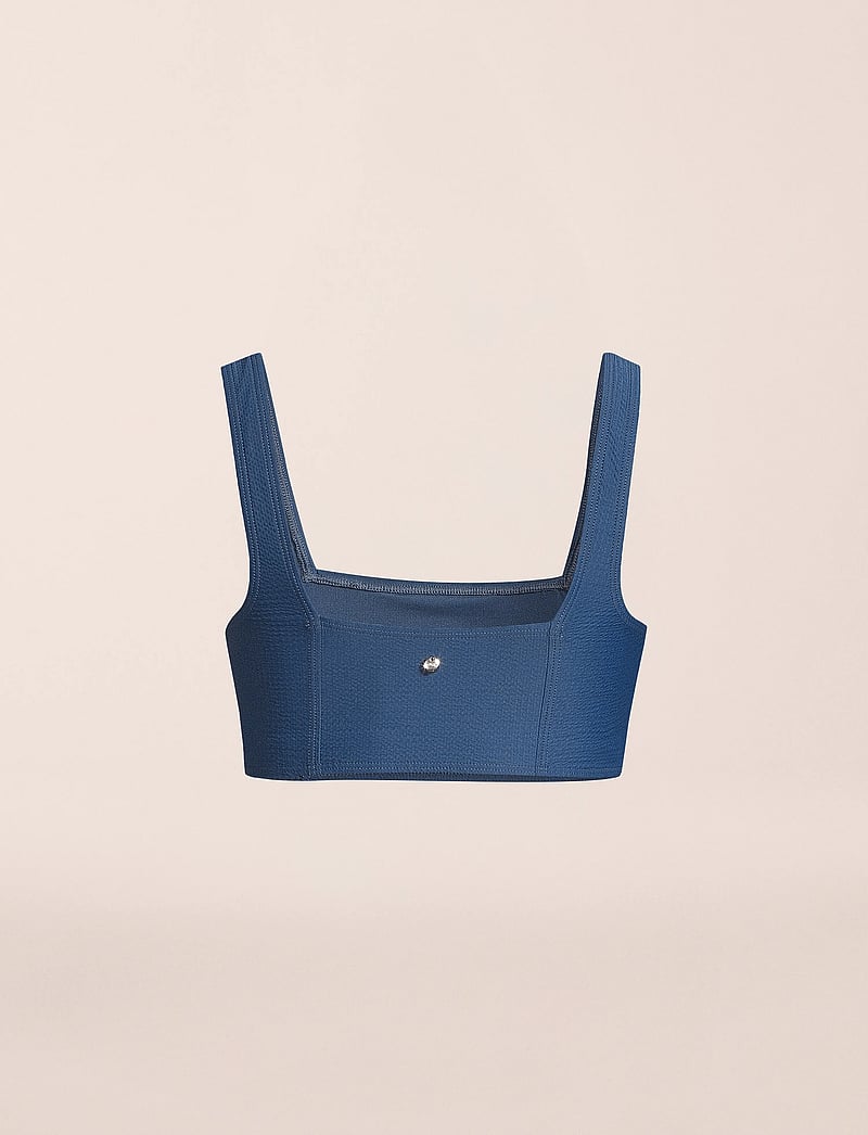 Casall - Waffle Square Neck Bikini Top - sport-bademode - deep ocean - 5