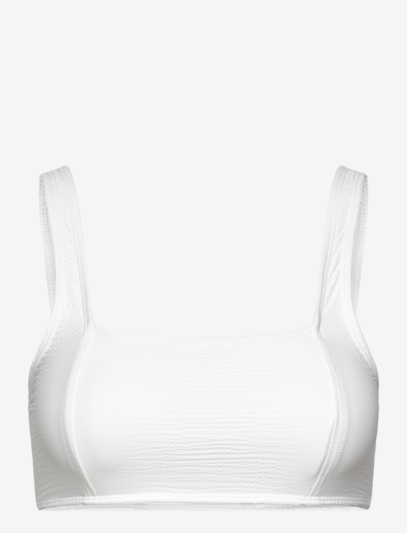 Casall - Waffle Square Neck Bikini Top - bikini - white - 1