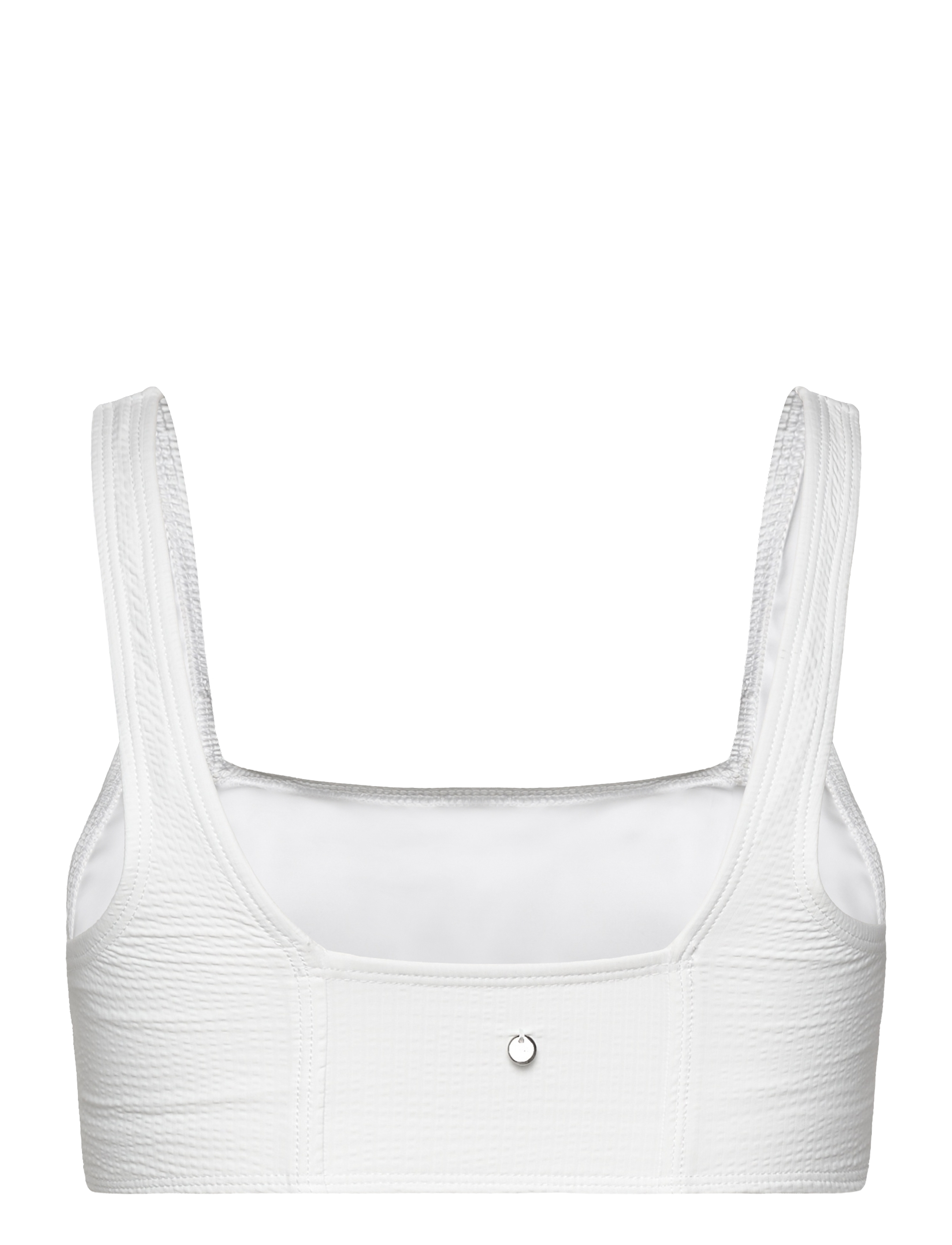 Casall - Waffle Square Neck Bikini Top - sportsbadetøj - white - 2