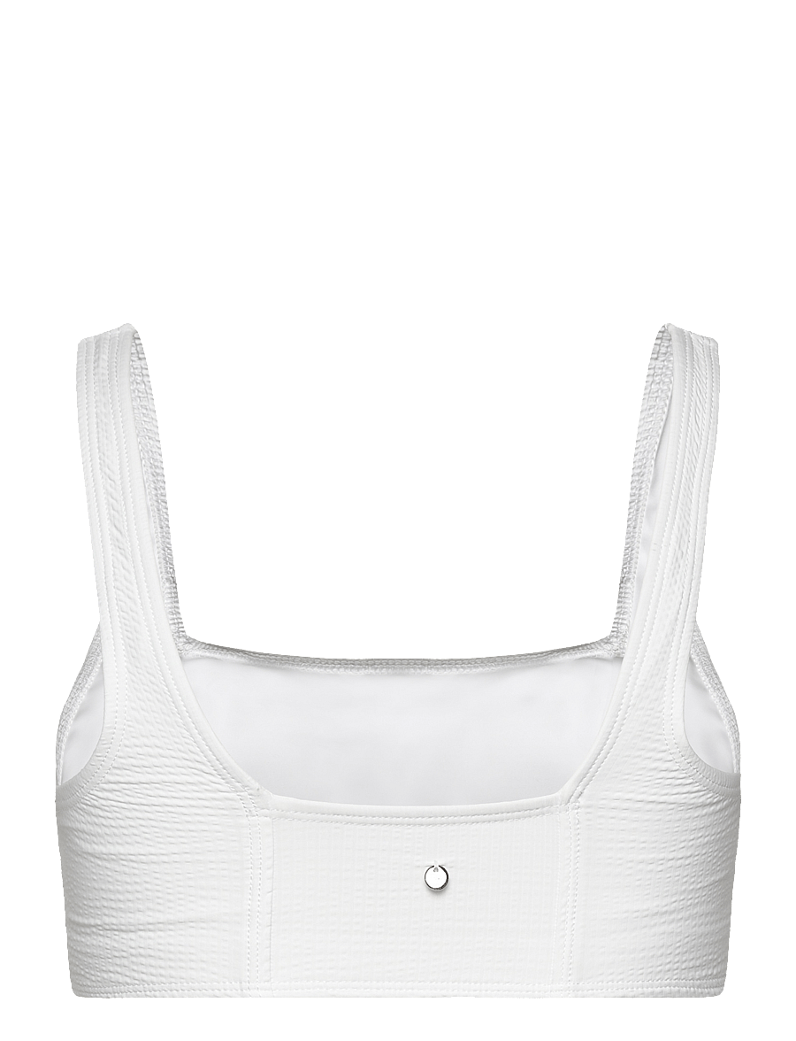 Casall - Waffle Square Neck Bikini Top - sportsbadetøj - white - 2