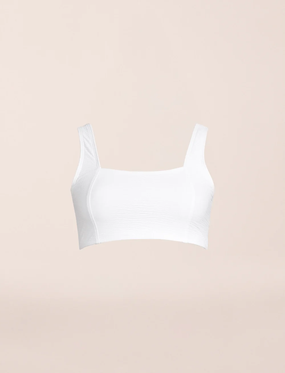Casall - Waffle Square Neck Bikini Top - sports swimwear - white - 5