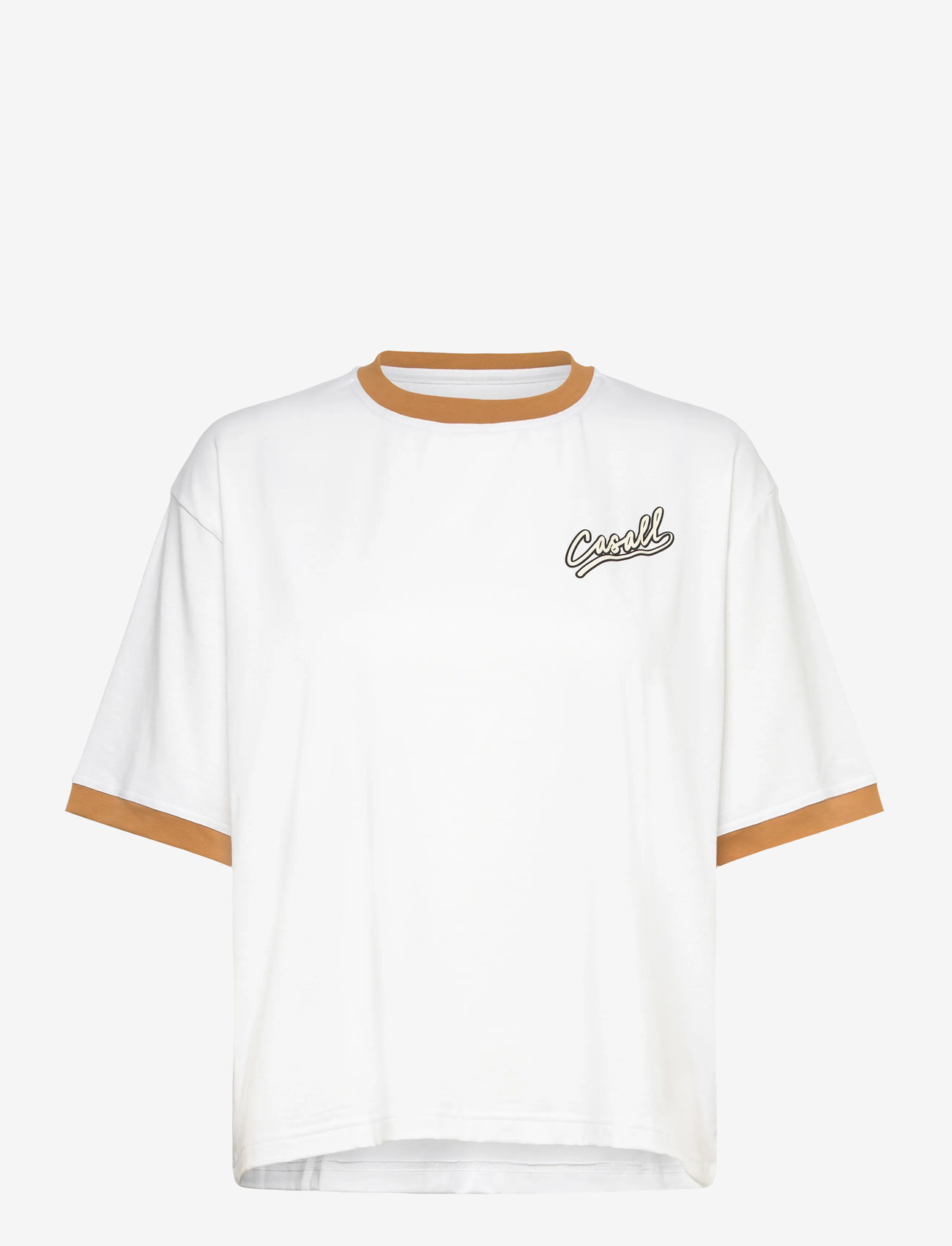 Casall - Alma Oversized Tee - t-shirts - white - 0