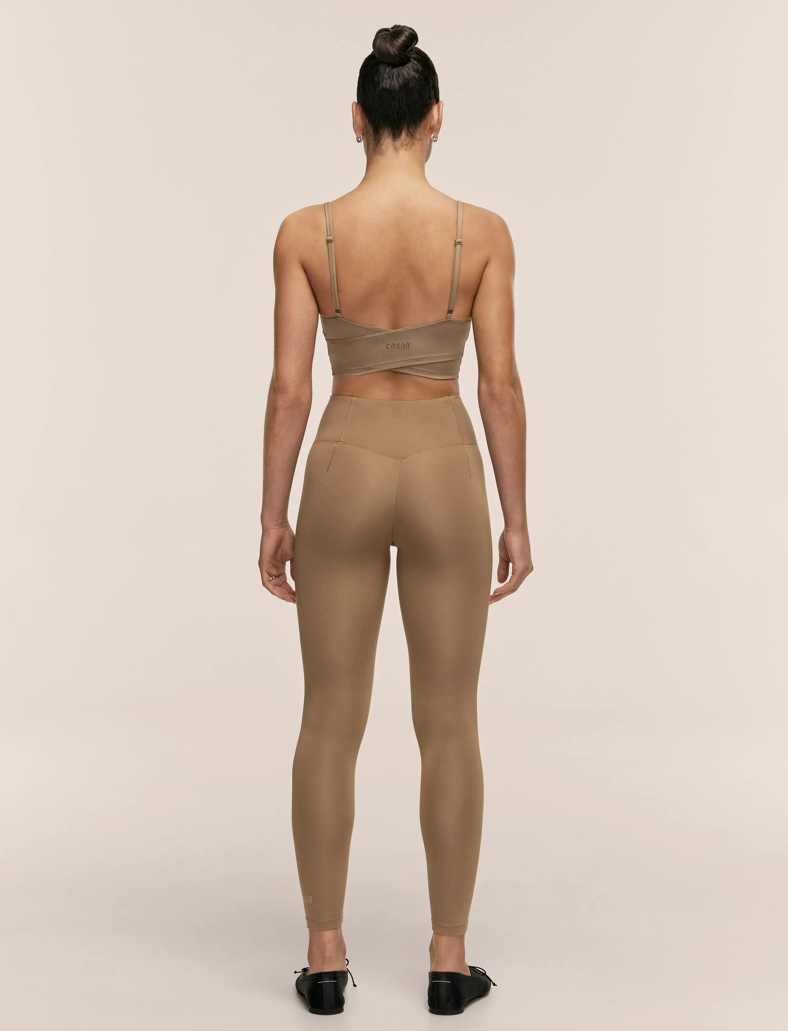 Casall - Soft Touch High Waist Tights - training tights - light khaki - 2