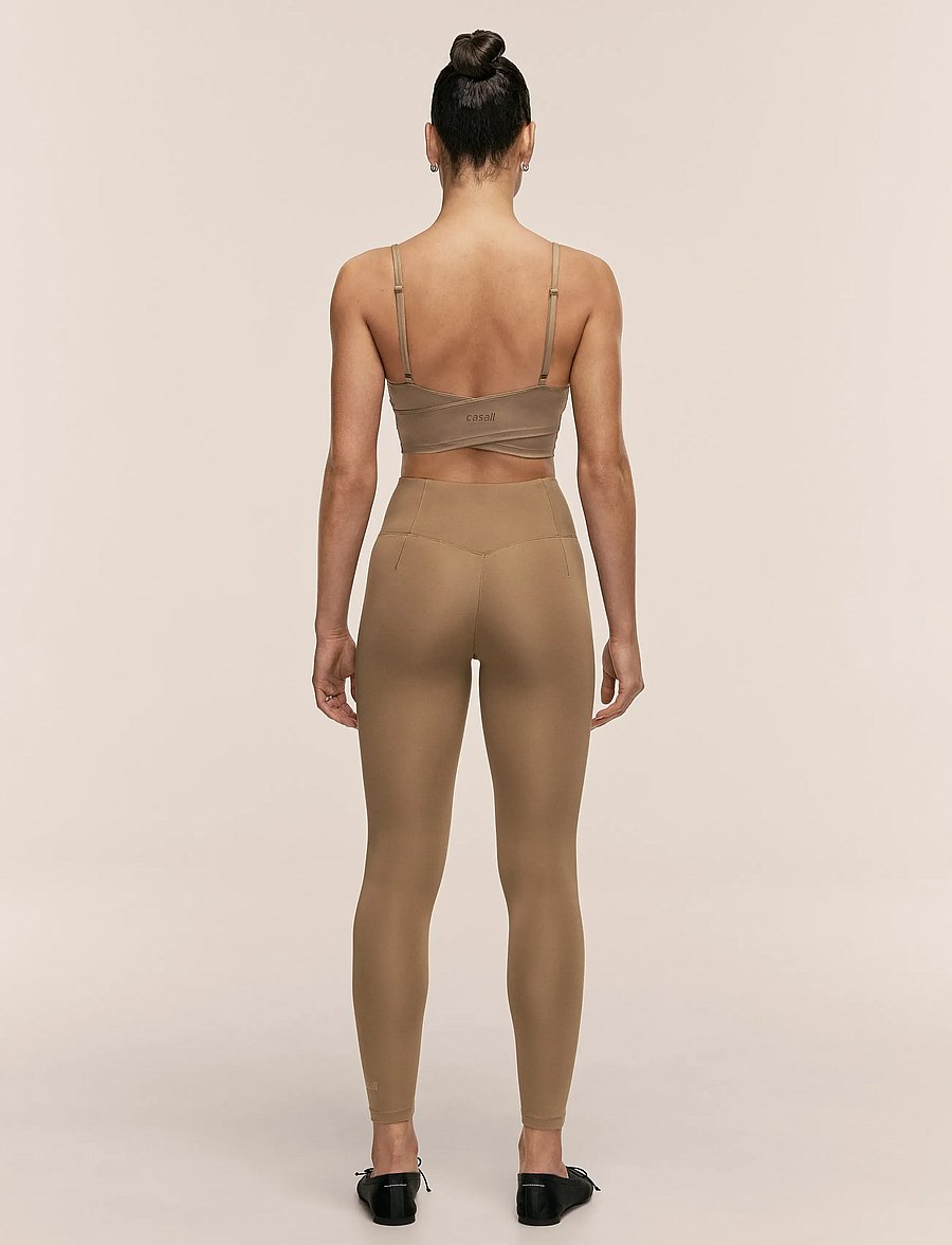 Casall - Soft Touch High Waist Tights - training tights - light khaki - 2