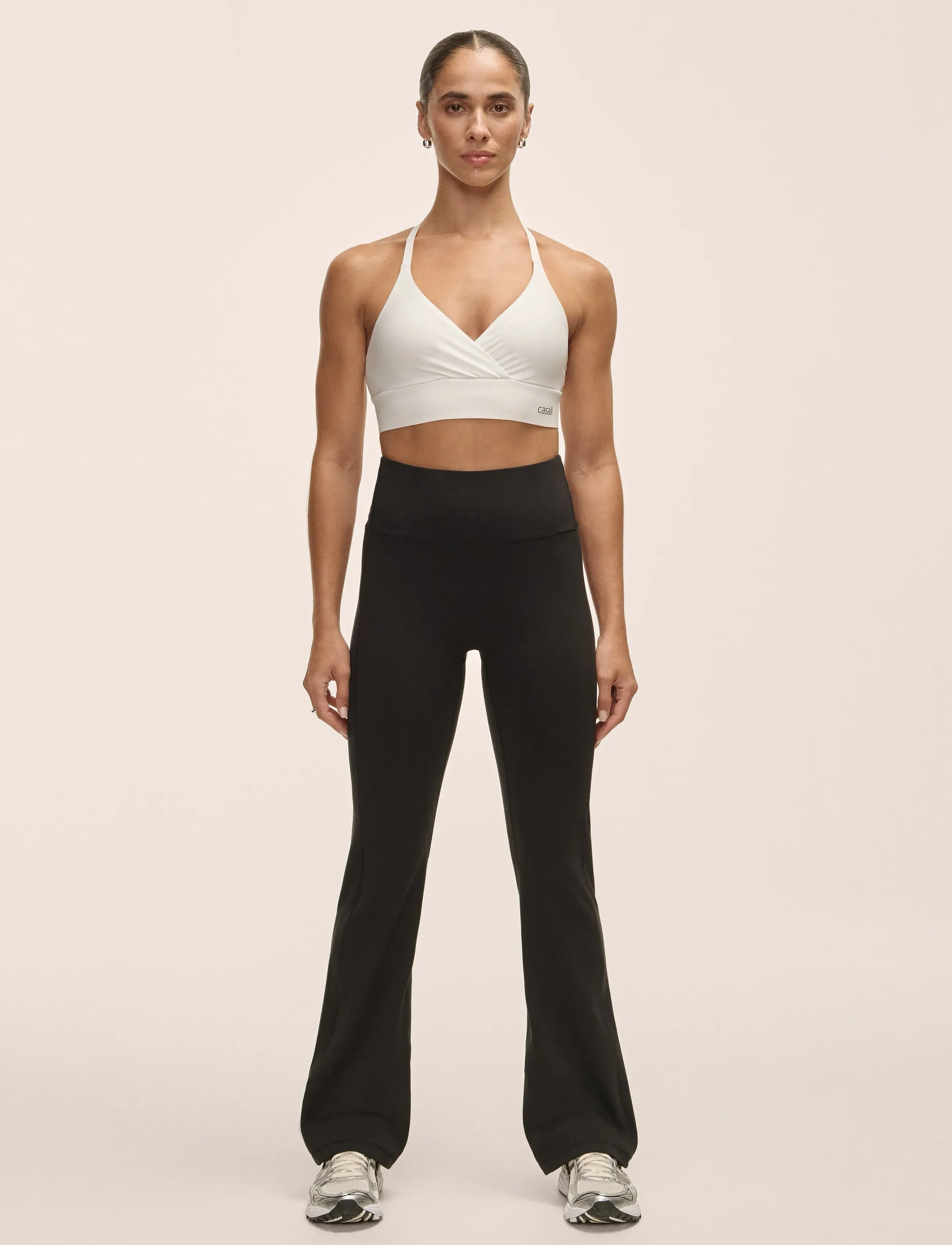 Casall Soft Touch Flared Pants, XS, Sport Schwarz - Training Frauen