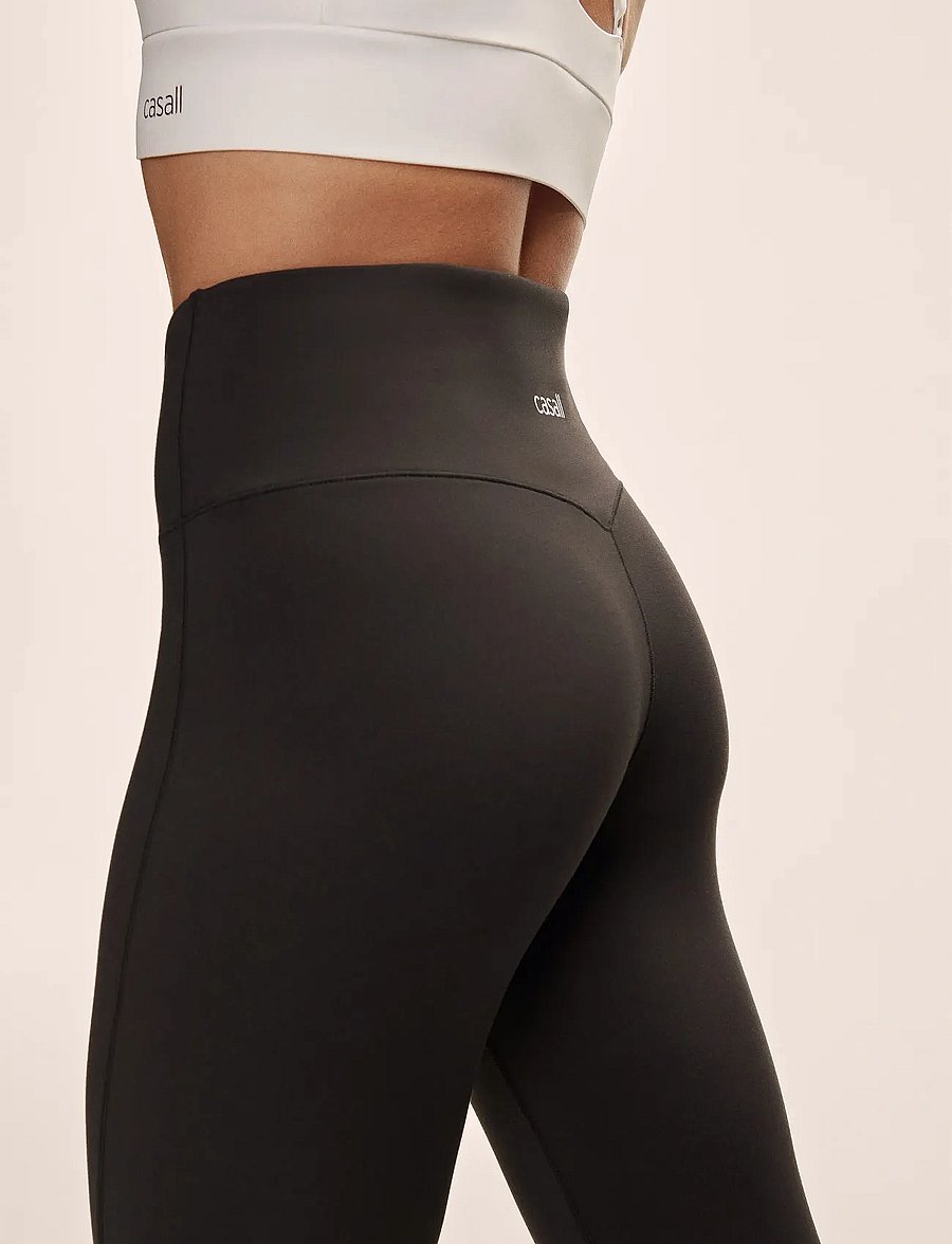 Casall - Soft Touch Flared Pants - 7/8 länge - black - 3