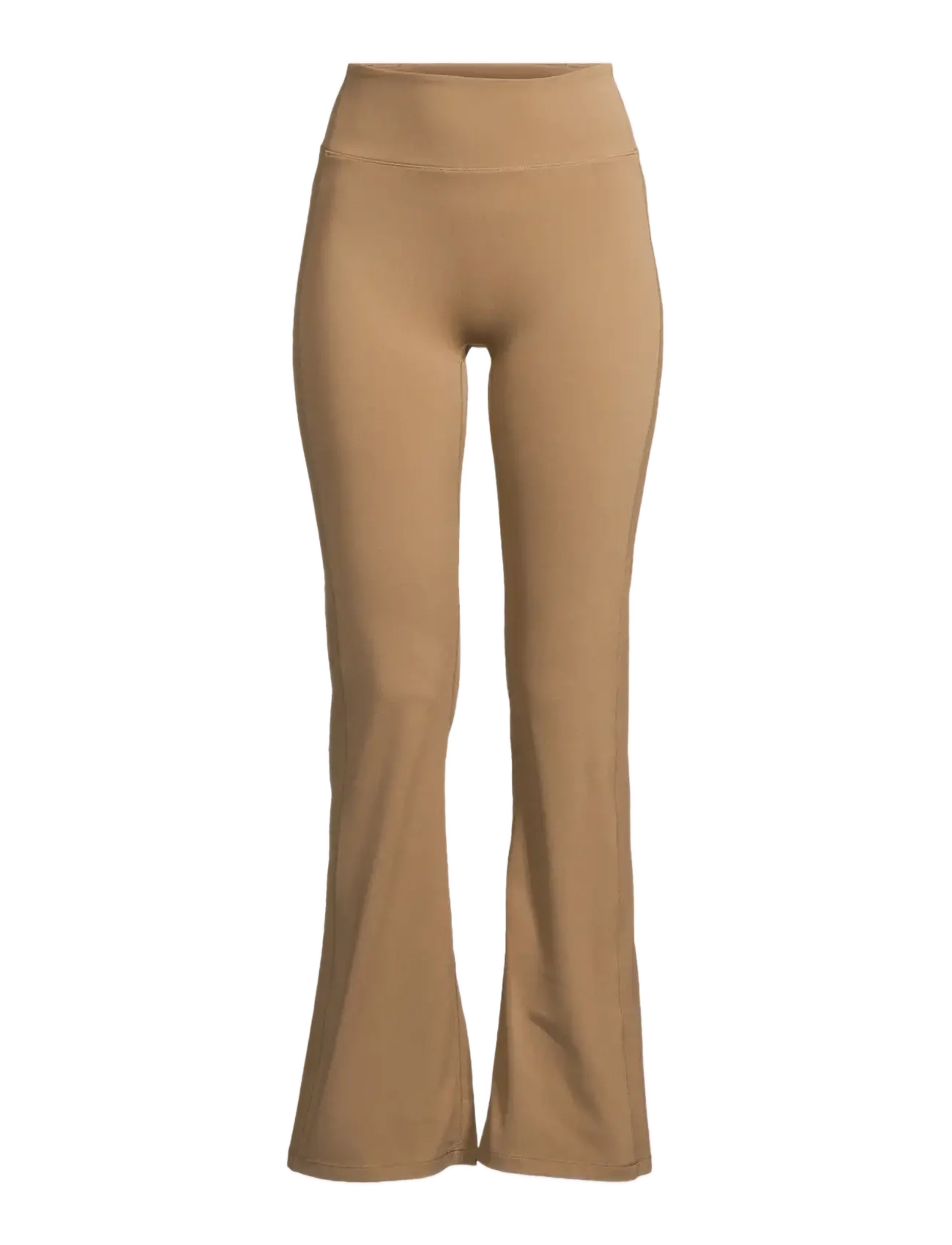 Soft Touch Flared Pants - LIGHT KHAKI