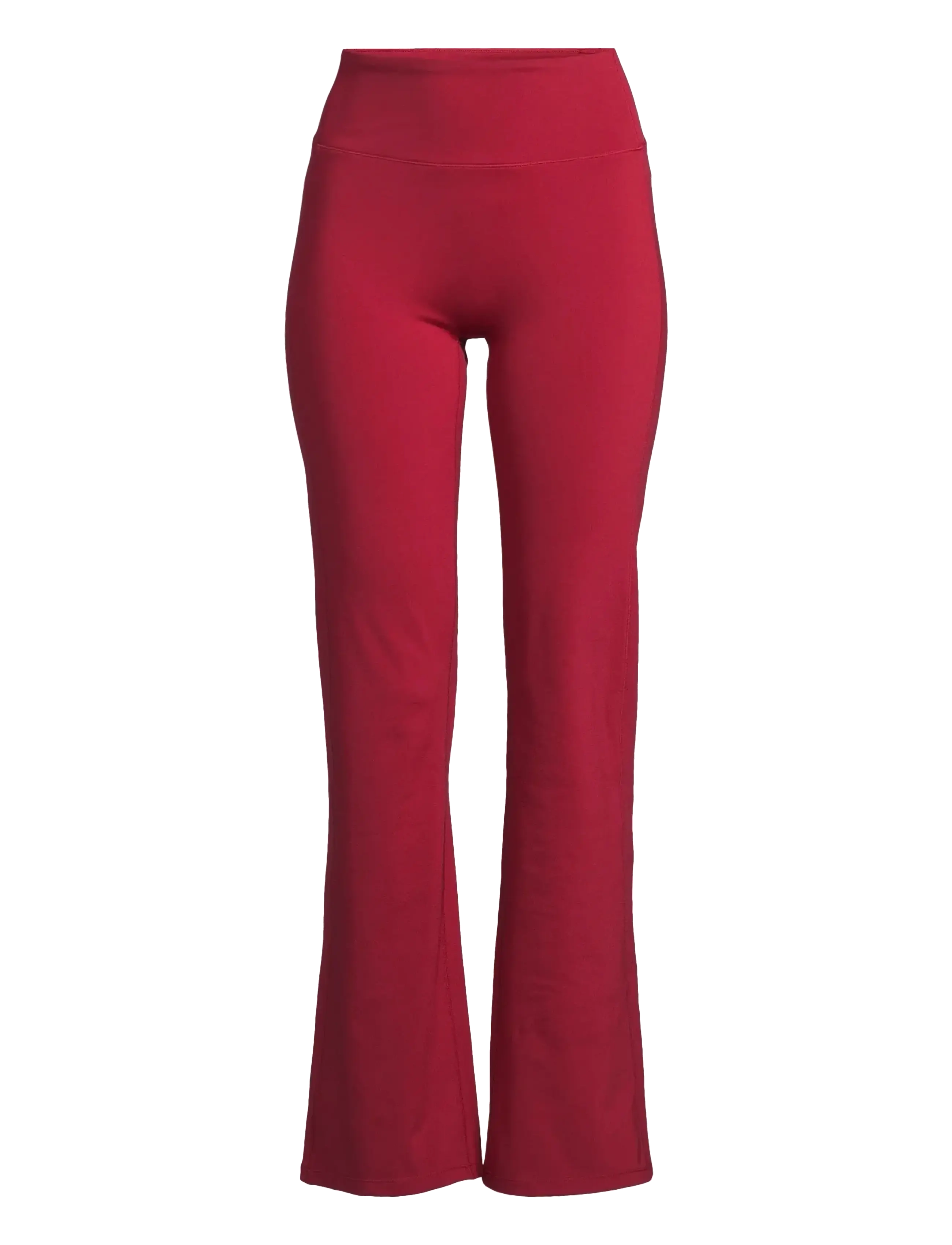 Casall Soft Touch Flared Pants - Kleidung - MAROON RED / red